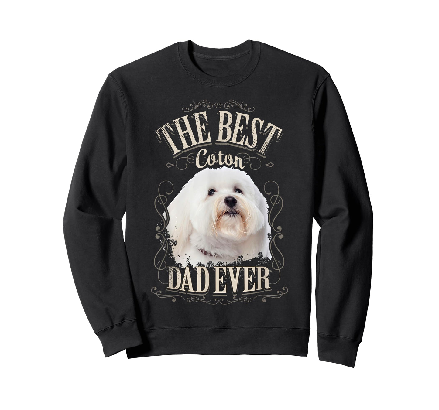 Best Coton Dad Ever Funny Coton de Tulear Dog Gifts Vintage Men T-Shirt