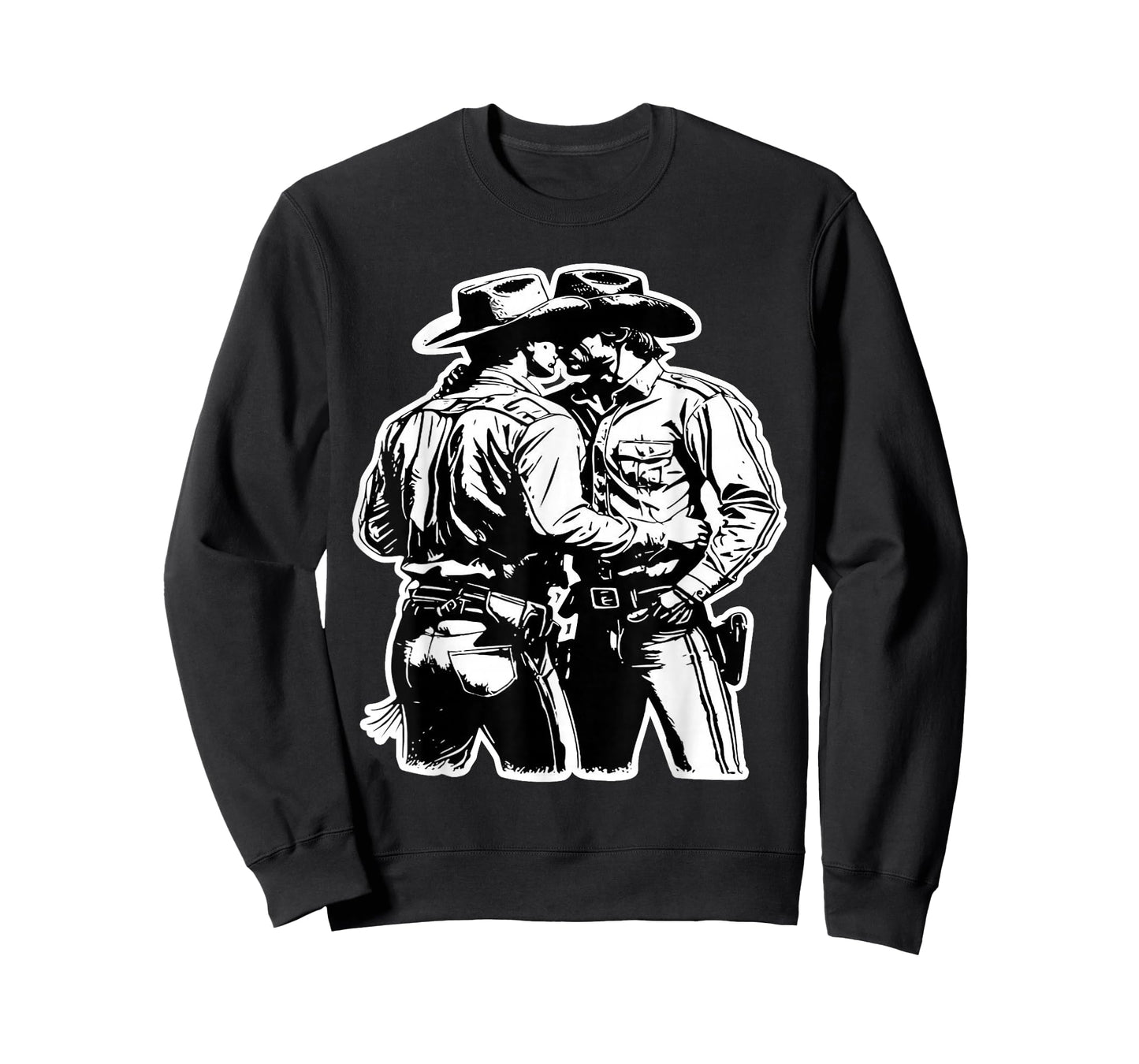 Gay Cowboy Funny Pride LGBTQ Western Country Tee T-Shirt