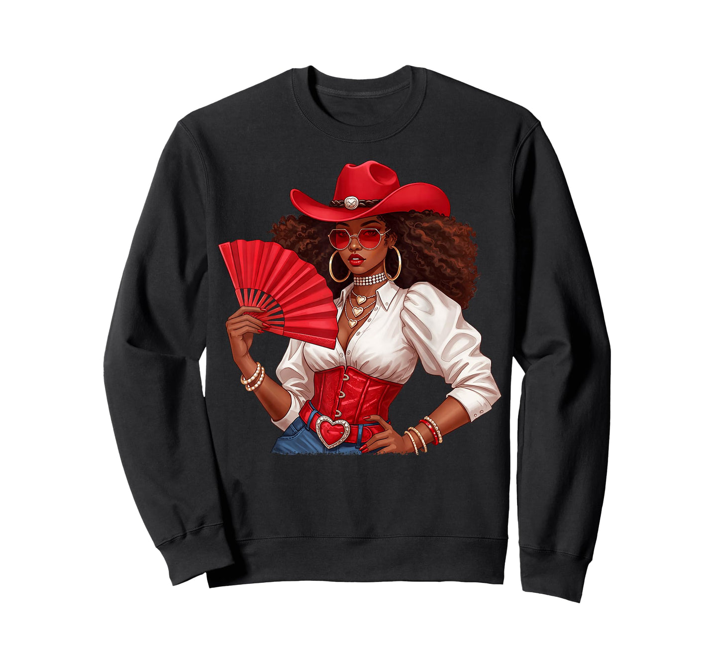 Black Cowgirl Melanin Western Country Women Girl Juneteenth T-Shirt