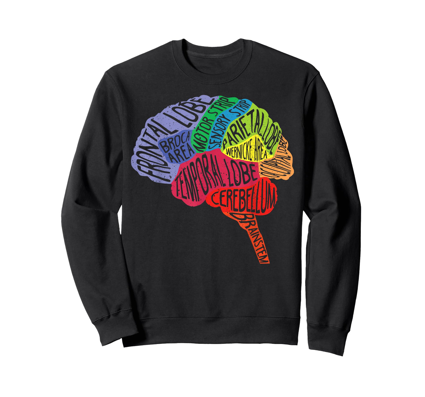 Parts Area Brain Neurologist Neurology Brain Map Surgeon T-Shirt