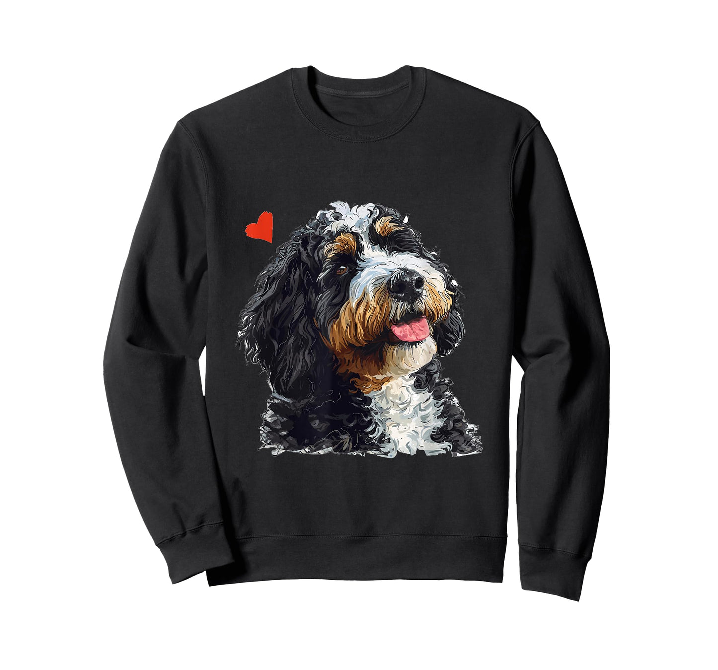 Bernedoodle Dog Breed Pet Cute Bernedoodle Graphic T-Shirt for Men Women Kids