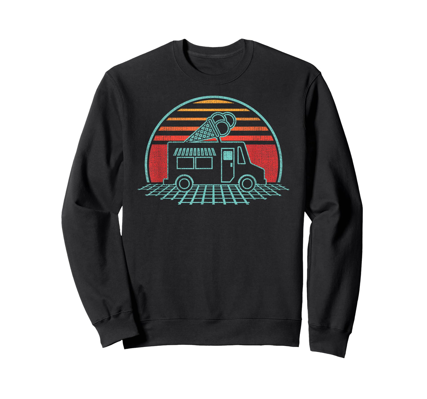 Ice Cream Truck Retro Vintage 80s Style Gift T-Shirt