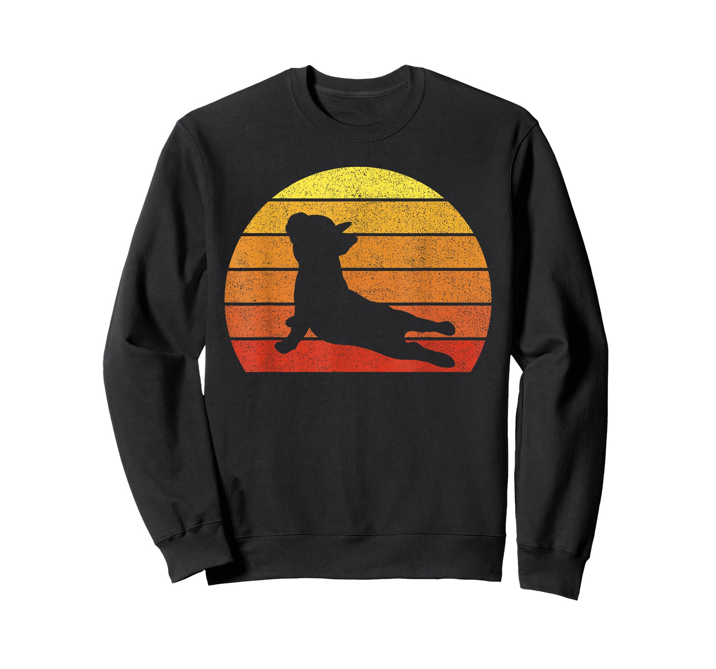 Retro Vintage French Bulldog Shirt Yoga Funny French Bulldog T-Shirt