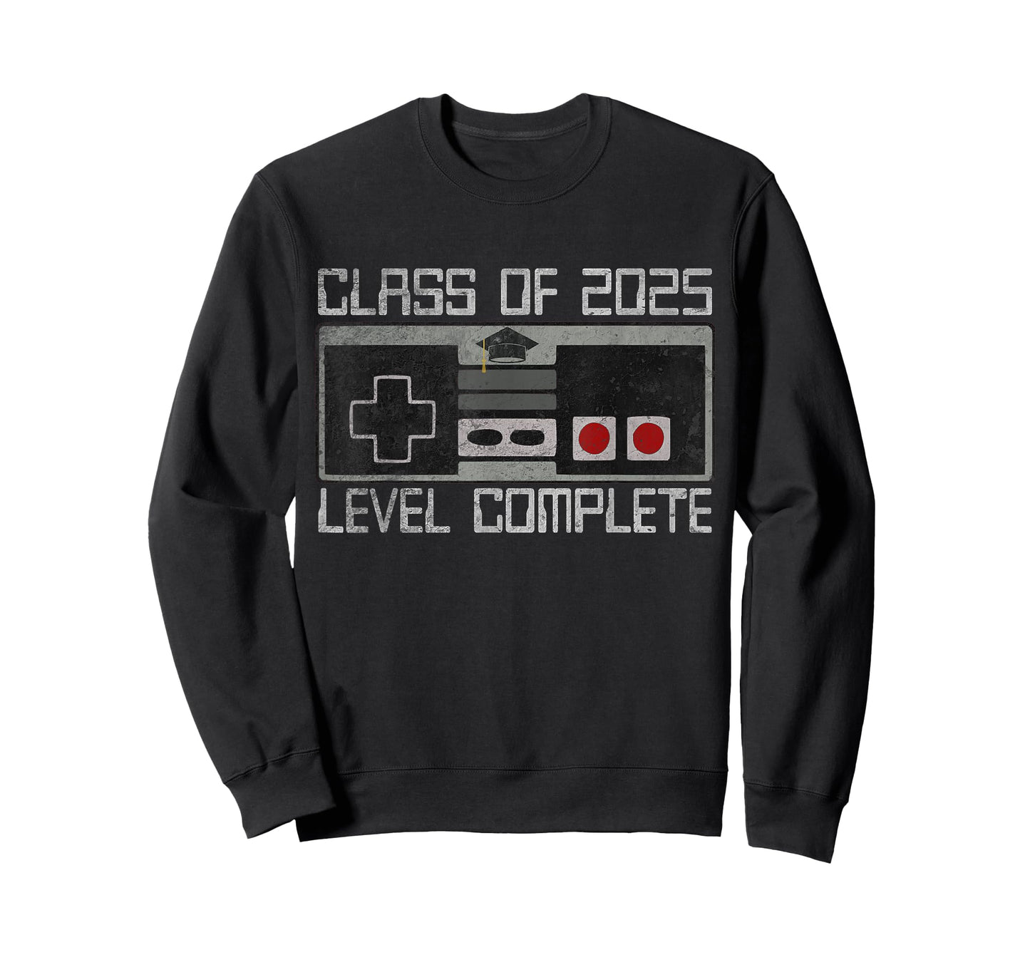 Class of 2025 Level Complete Video Gamer Senior Graduation T-Shirt