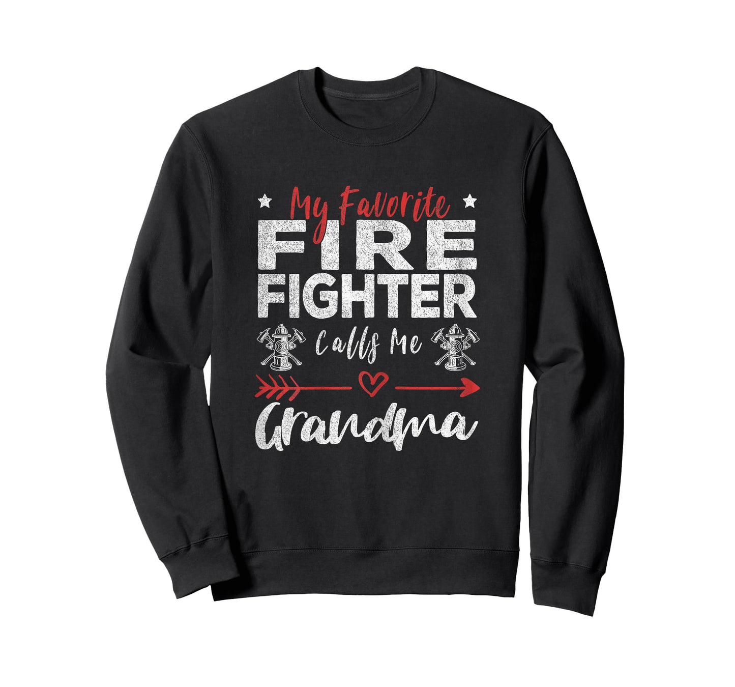 Funny Firefighter Mom Firefighter Grandma Gift Women's Retro-Modern Black X-Small Classic Fit Short Sleeve T-Shirt