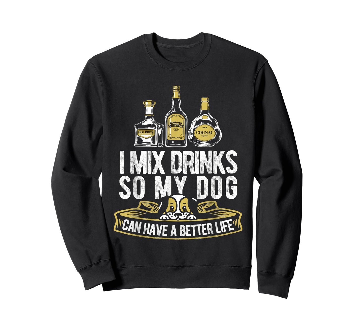 Bartending Dog Bartender - Mixologist Barkeeper Barman T-Shirt