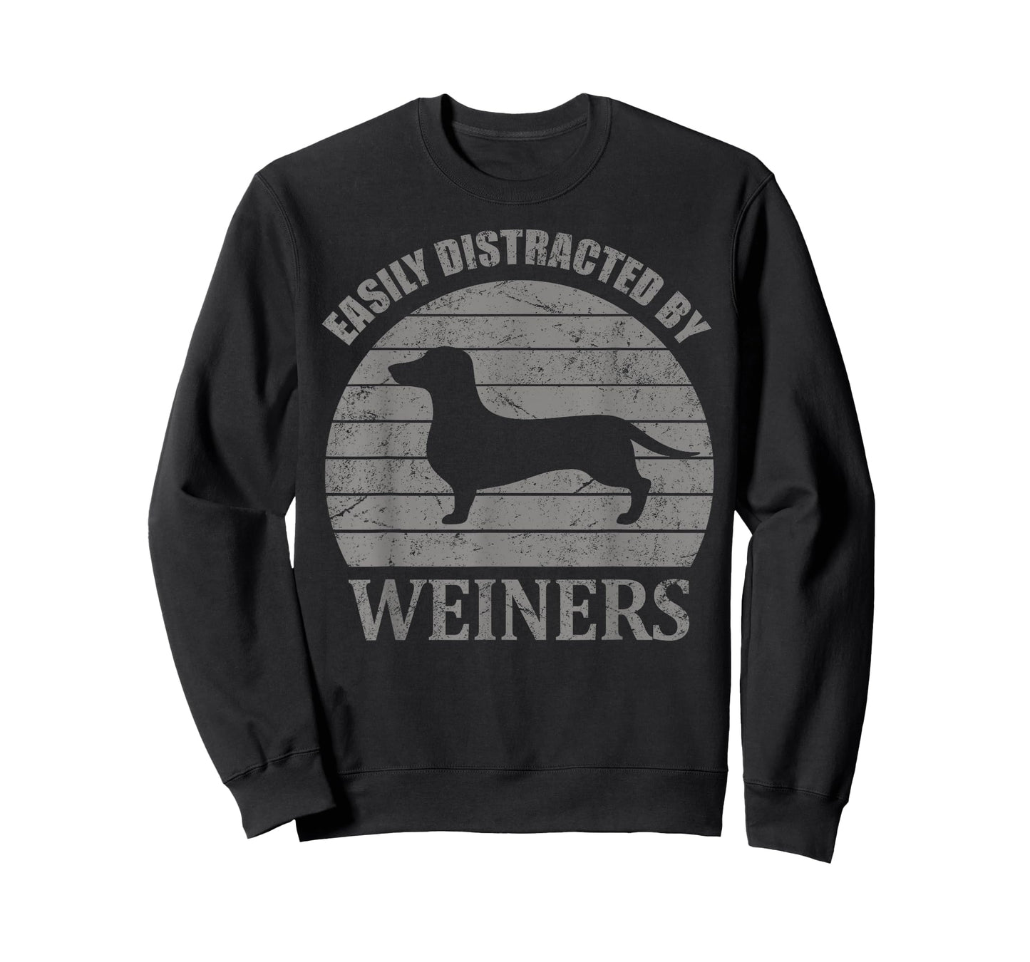 Retro Pet Dogs Weiners Lover Easily Distracted By Wieners T-Shirt