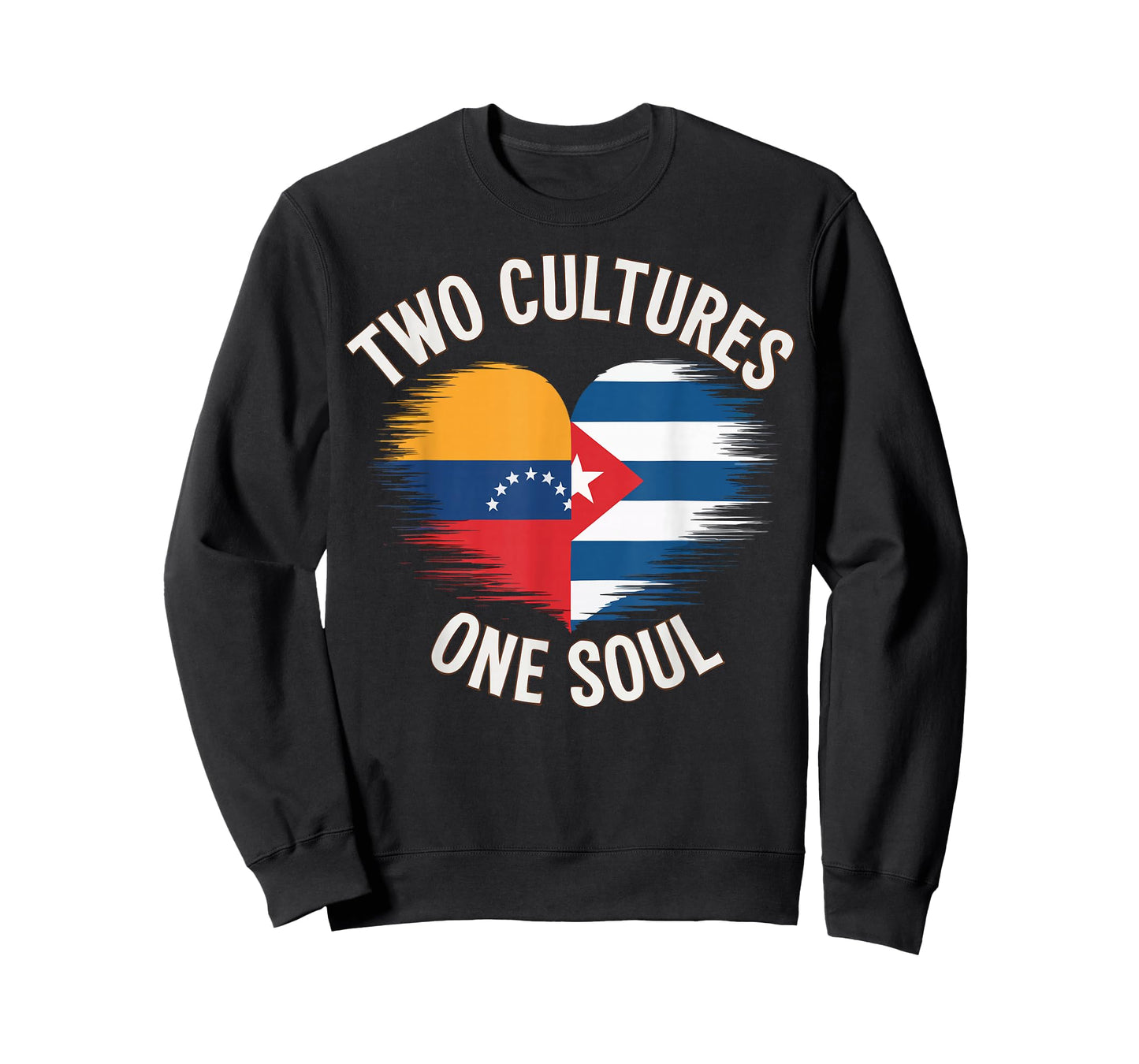 Half Venezuelan Half Cuban Cuba Flag Country Venezuela T-Shirt