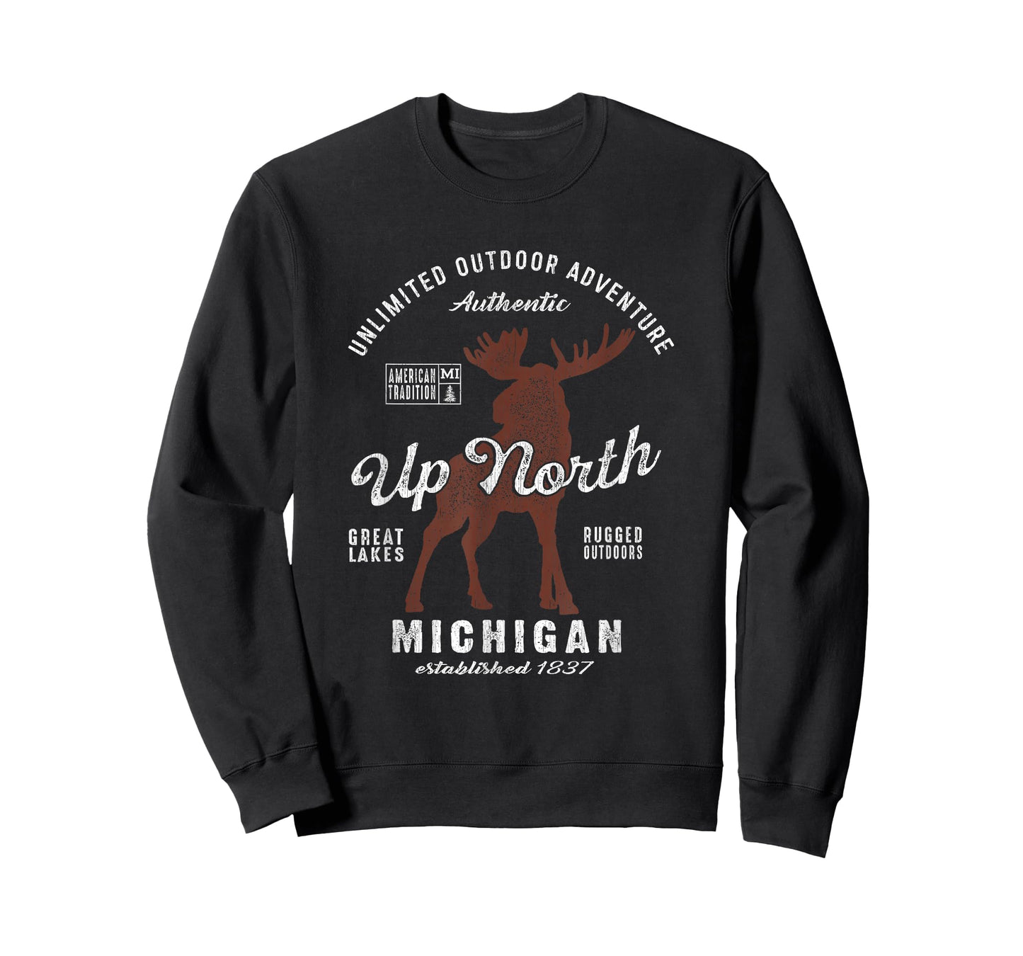 Vintage Moose UP North Michigan T-Shirt