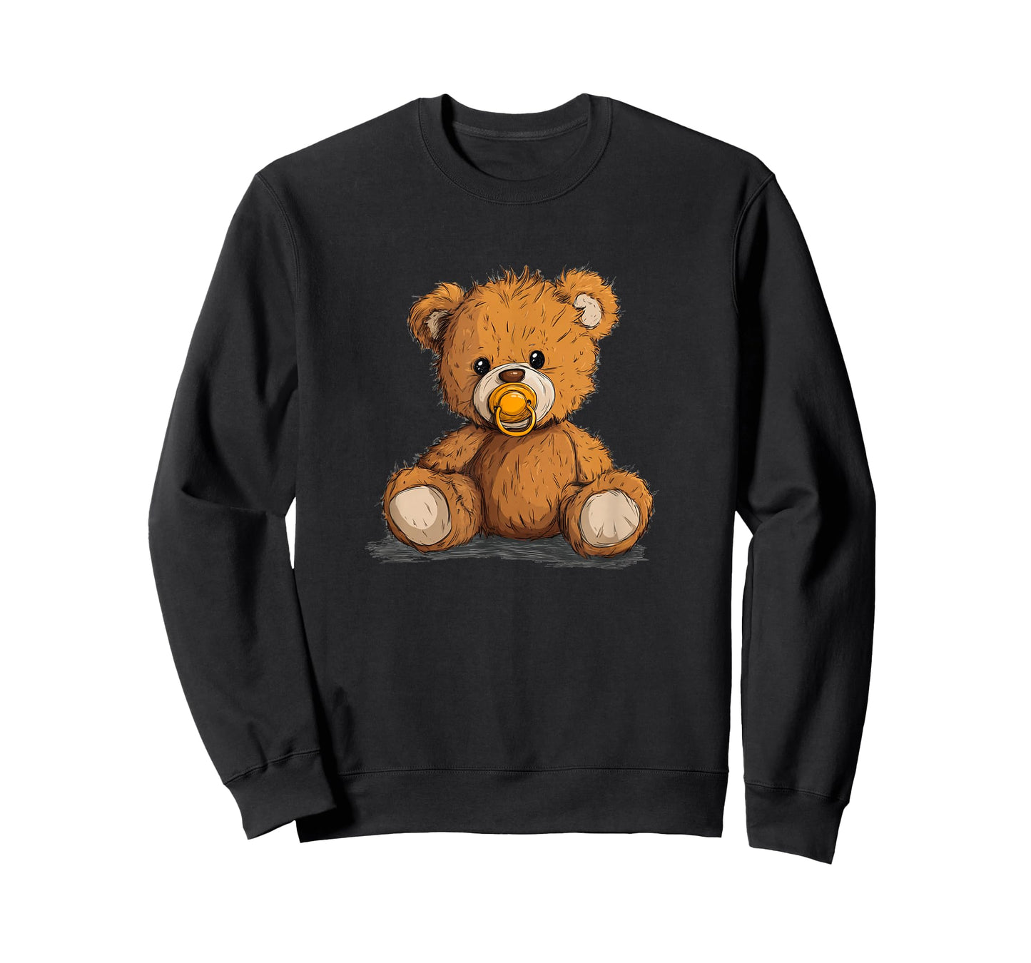 Handsome Teddy Bear with Pacifier Look T-Shirt