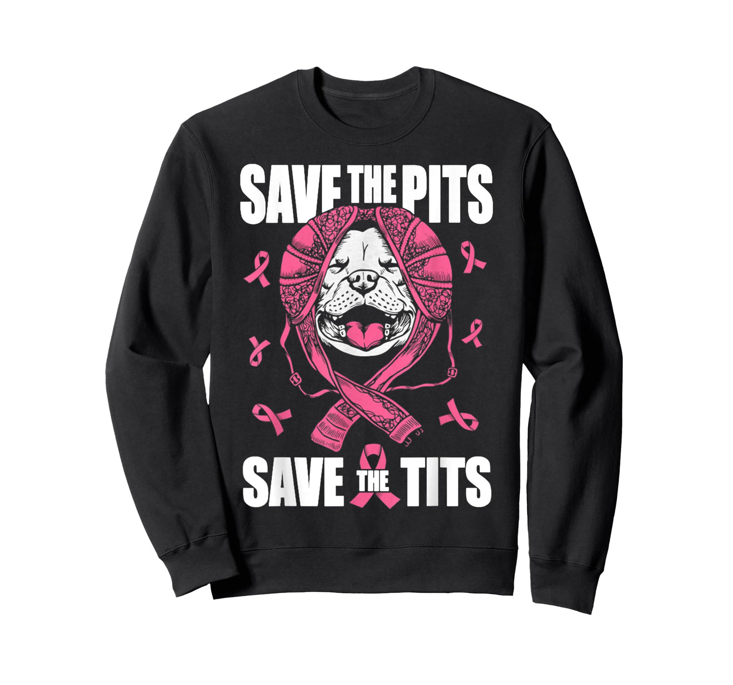 Save The Pits Save The Tits Breast Cancer Awareness T-Shirt