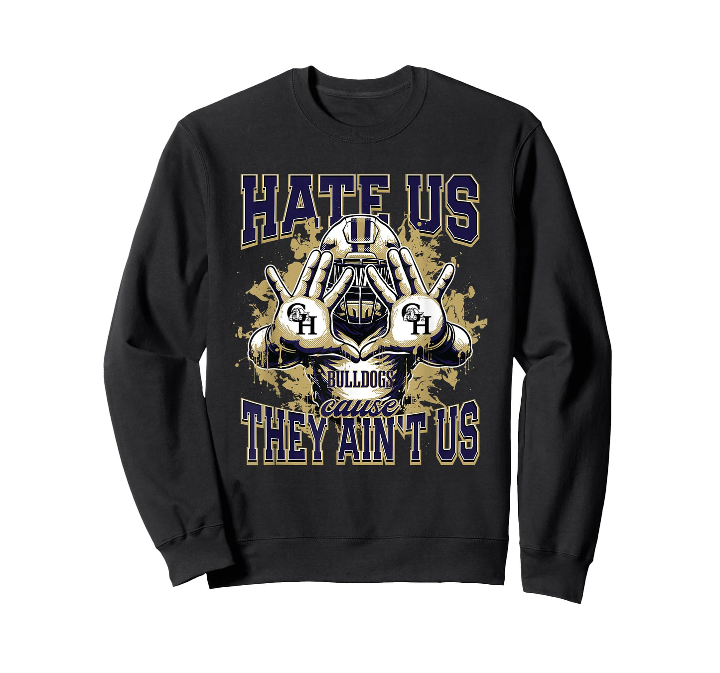 Garfield Heights Bulldogs Logo Hate Us Cause They Ain't HS T-Shirt