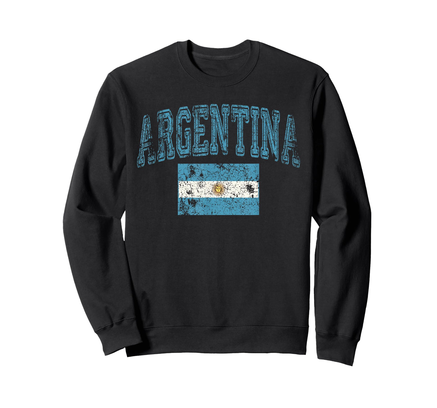 Vintage Retro Faded Argentina Flag Argentinian Pride T-Shirt