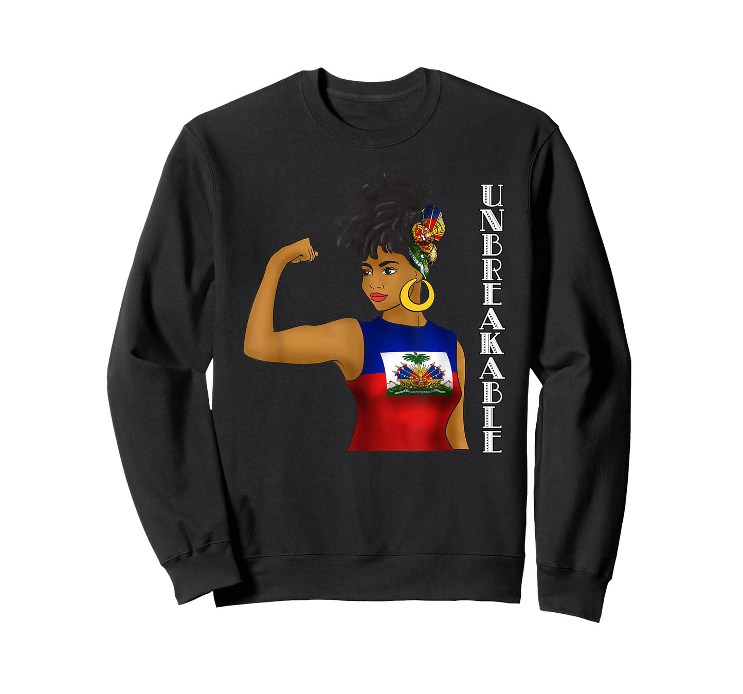 Haiti Haitian Flag Day Proud Ayiti Woman Unbreakable T-Shirt