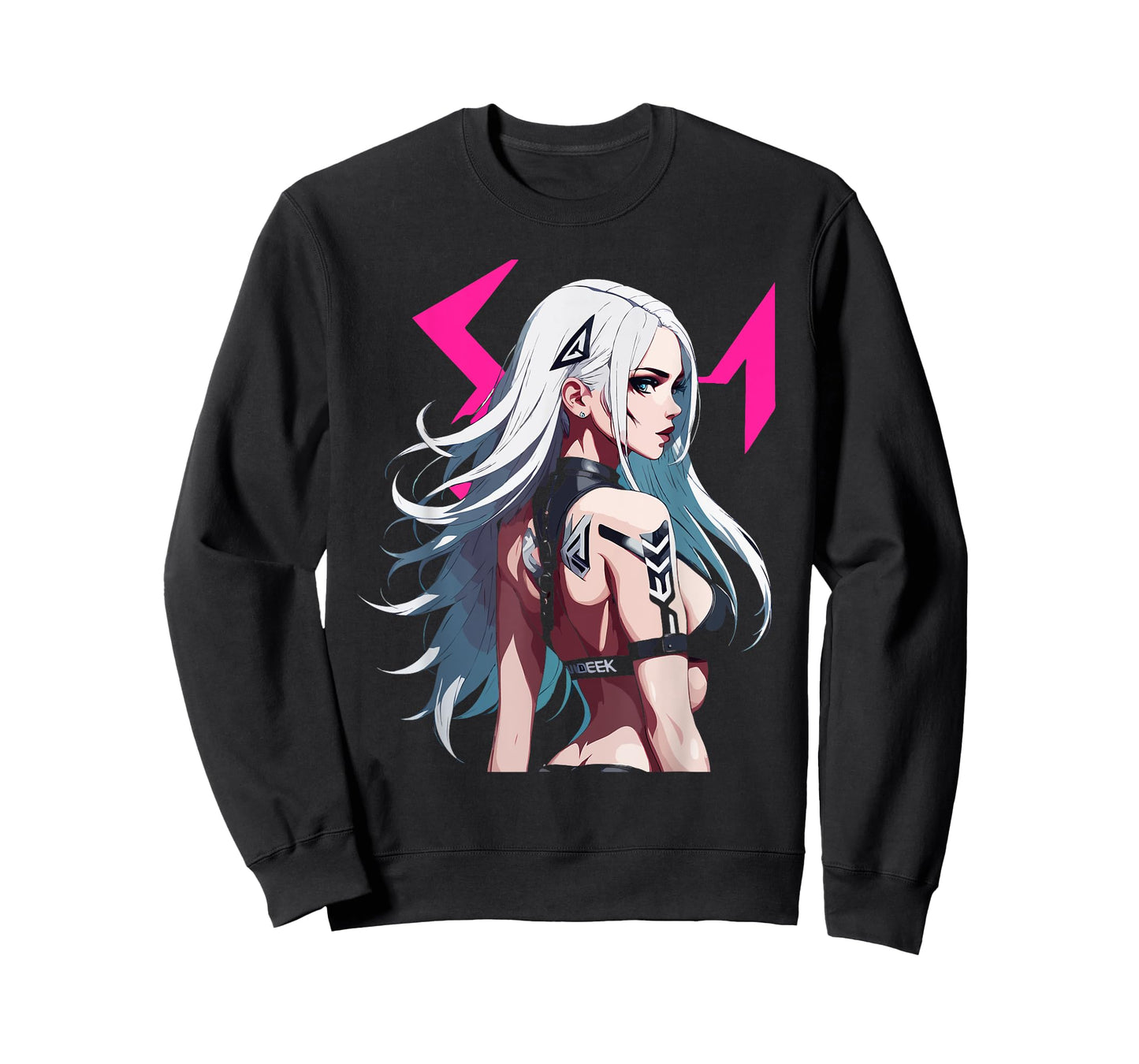 Sexy Waifu Otaku Anime Cyberpunk Girl Japanese T-Shirt