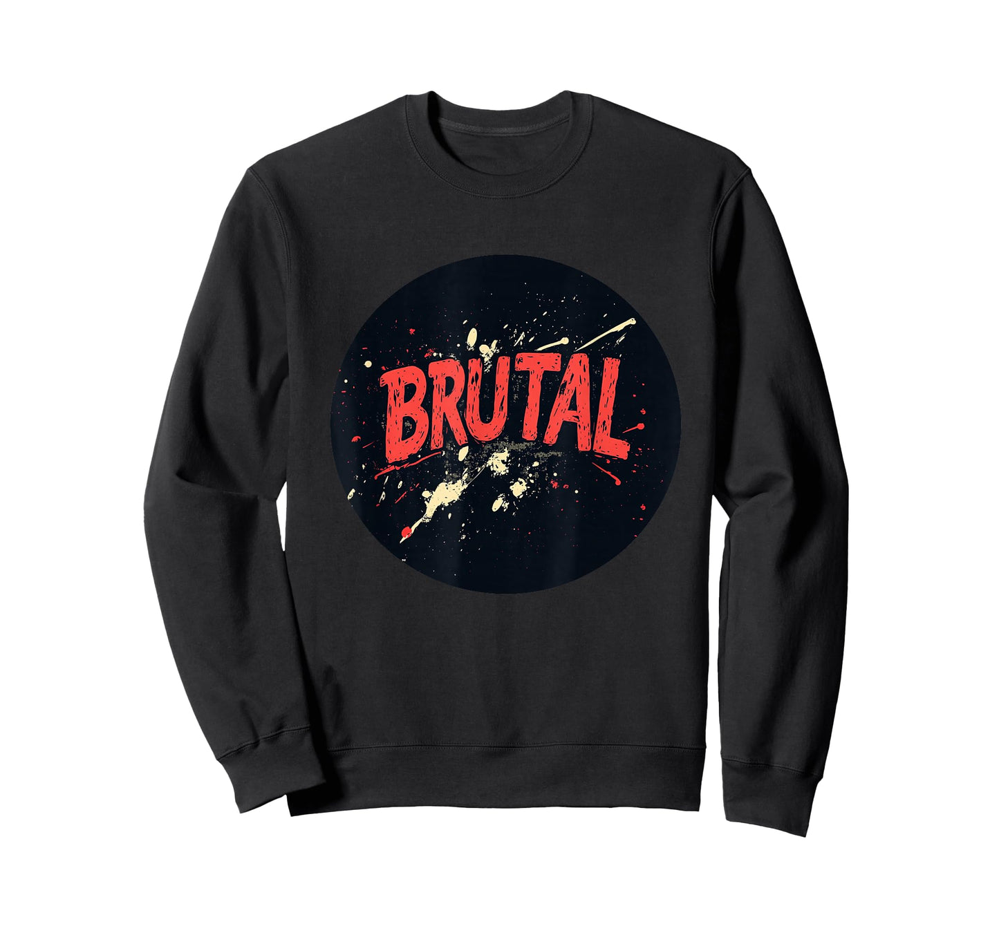 Funny Brutal Stamp Logo T-Shirt