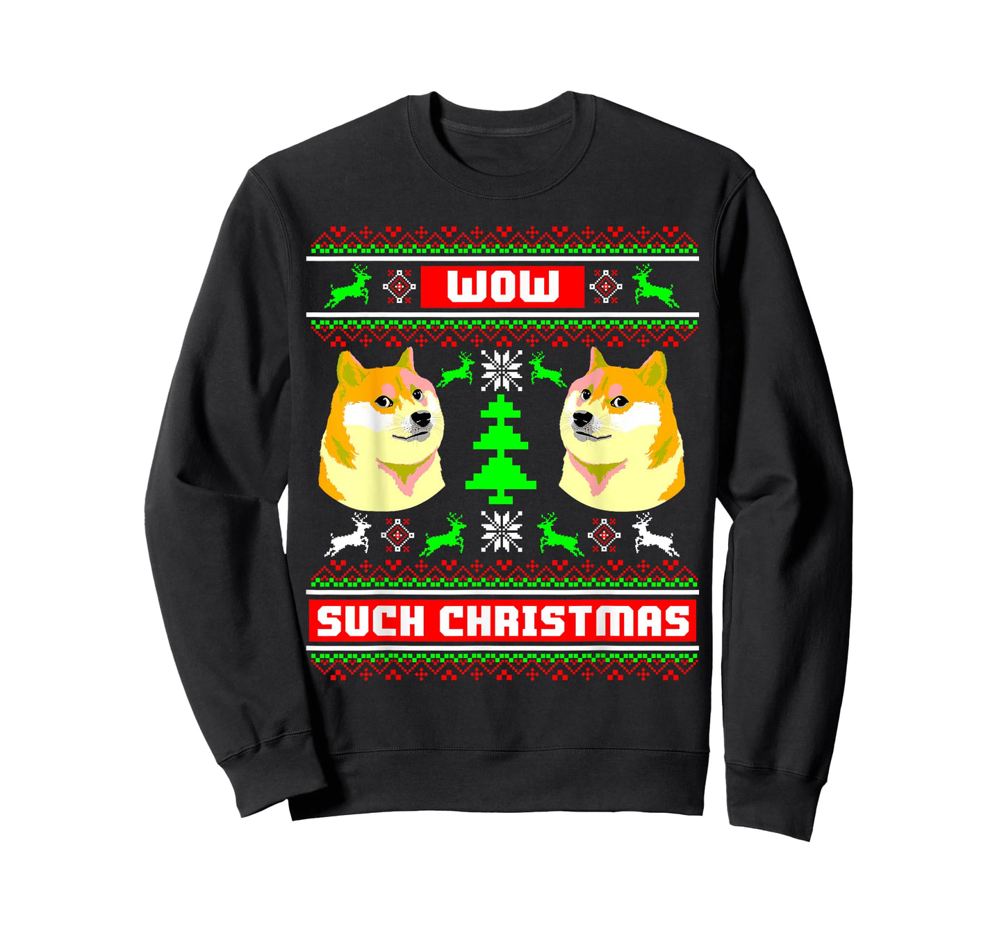 Doge Meme Funny Doge shirt Dog Ugly Christmas T-Shirt