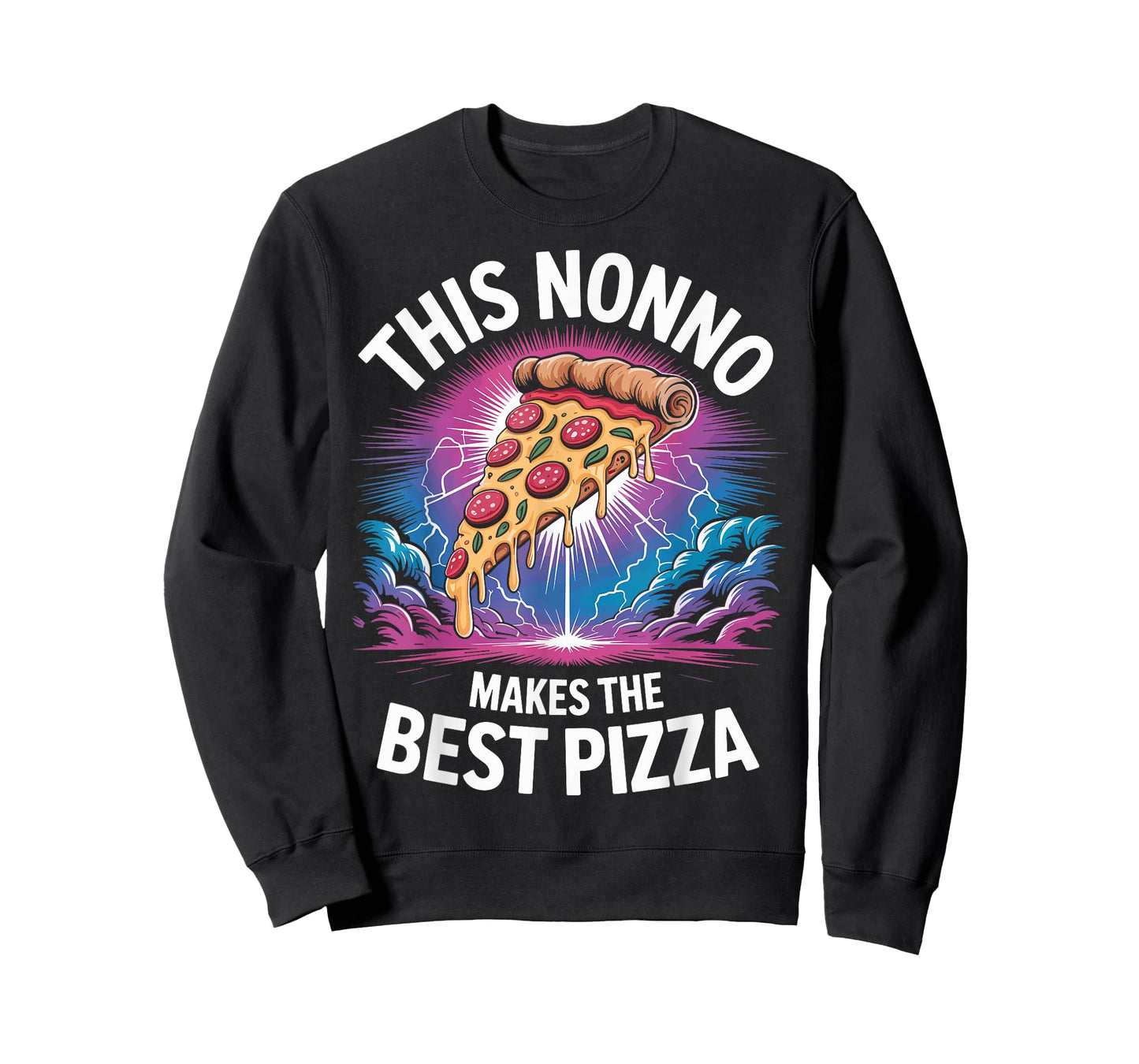 Neapolitan Pizza This Nonno Makes The Best Pizza Grandpa T-Shirt