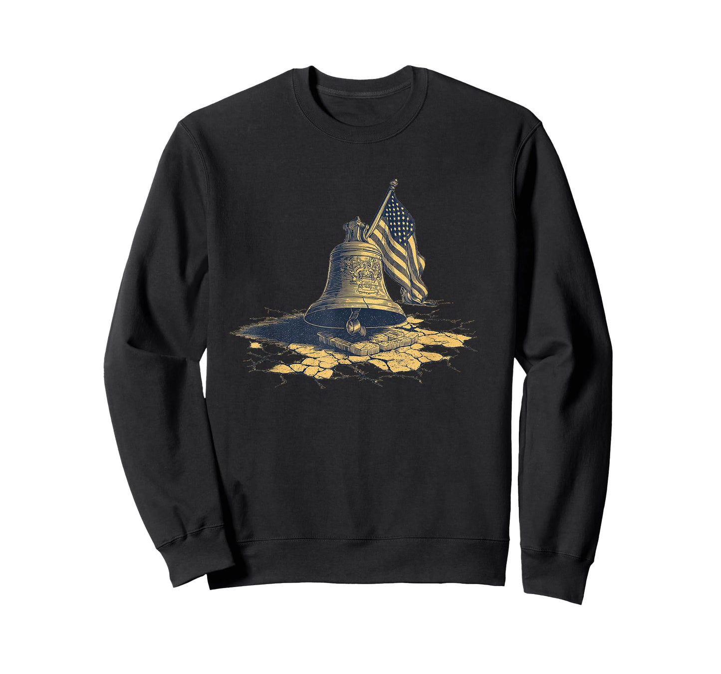 Symbolic Liberty Bell in US Colors Costume T-Shirt