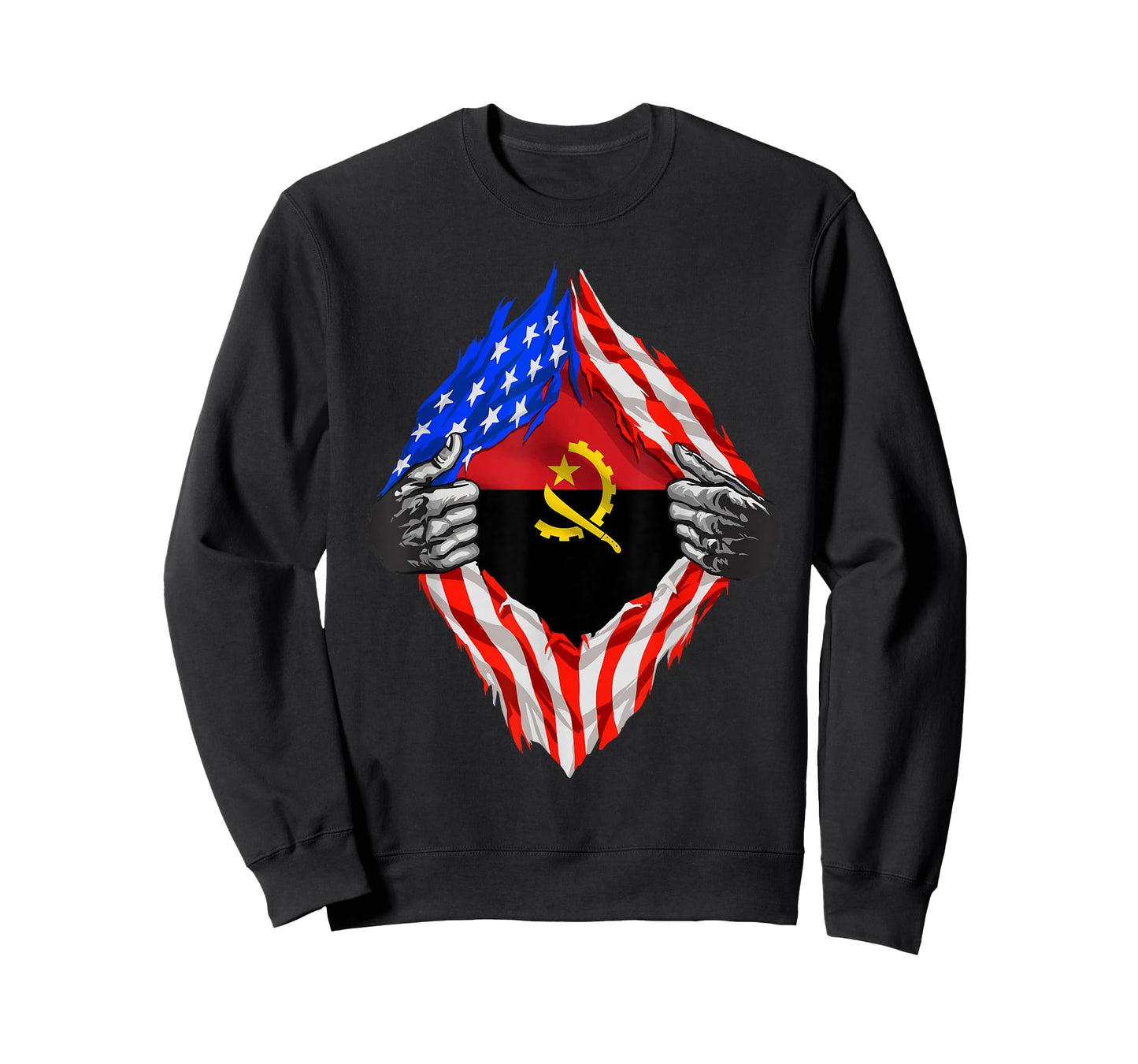 Angola Shirt Super Angola Flag Central Africa Angolan Roots T-Shirt