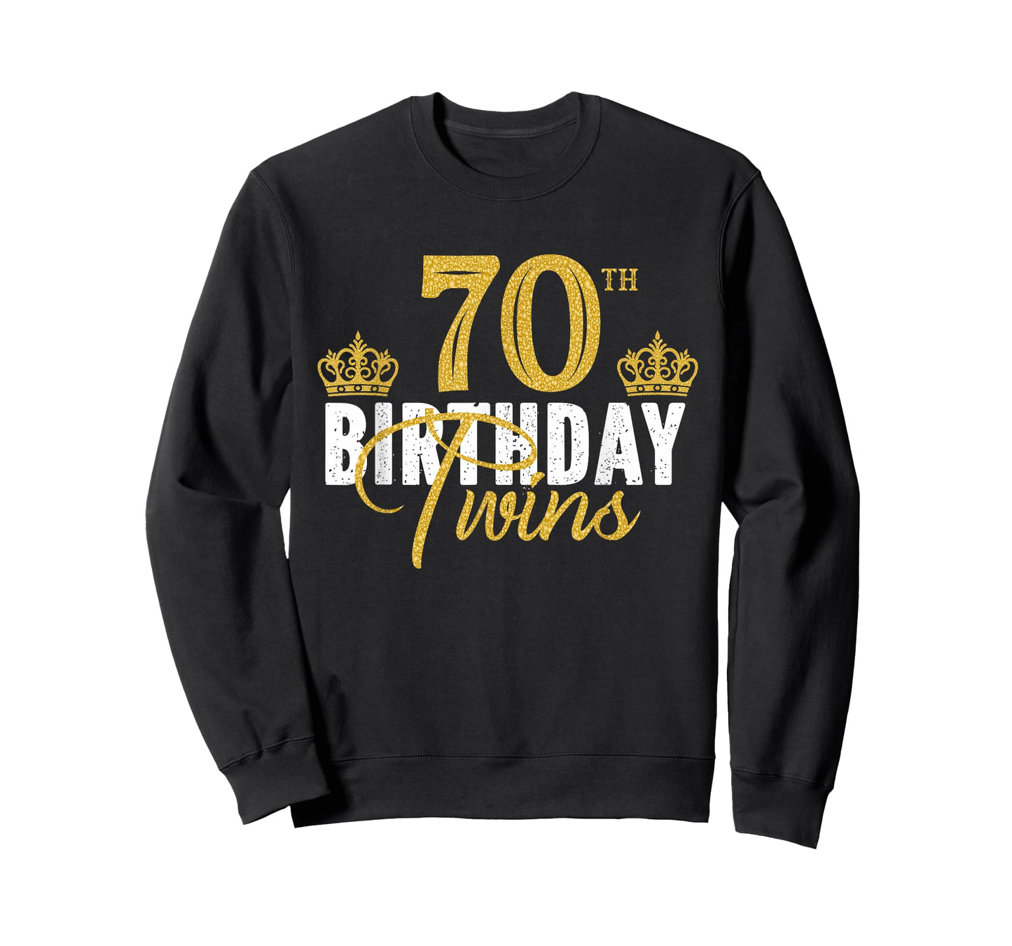 70th Birthday Twins 70 Years Old Twin Brother And Sister T-Shirt