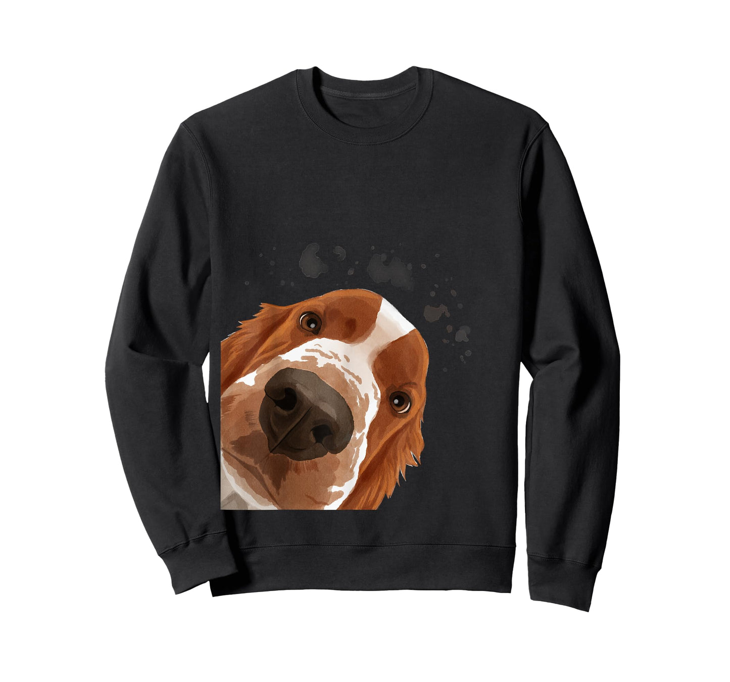 Curious Welsh Springer Spaniel Dog T-Shirt for Men Women Girls Kids