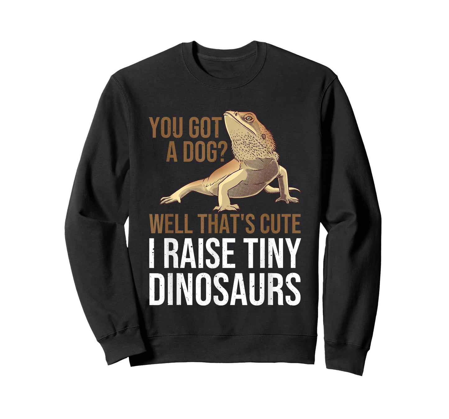 Bearded Dragon Gift Men Women Funny I Raise Tiny Dinosaurs T-Shirt Small