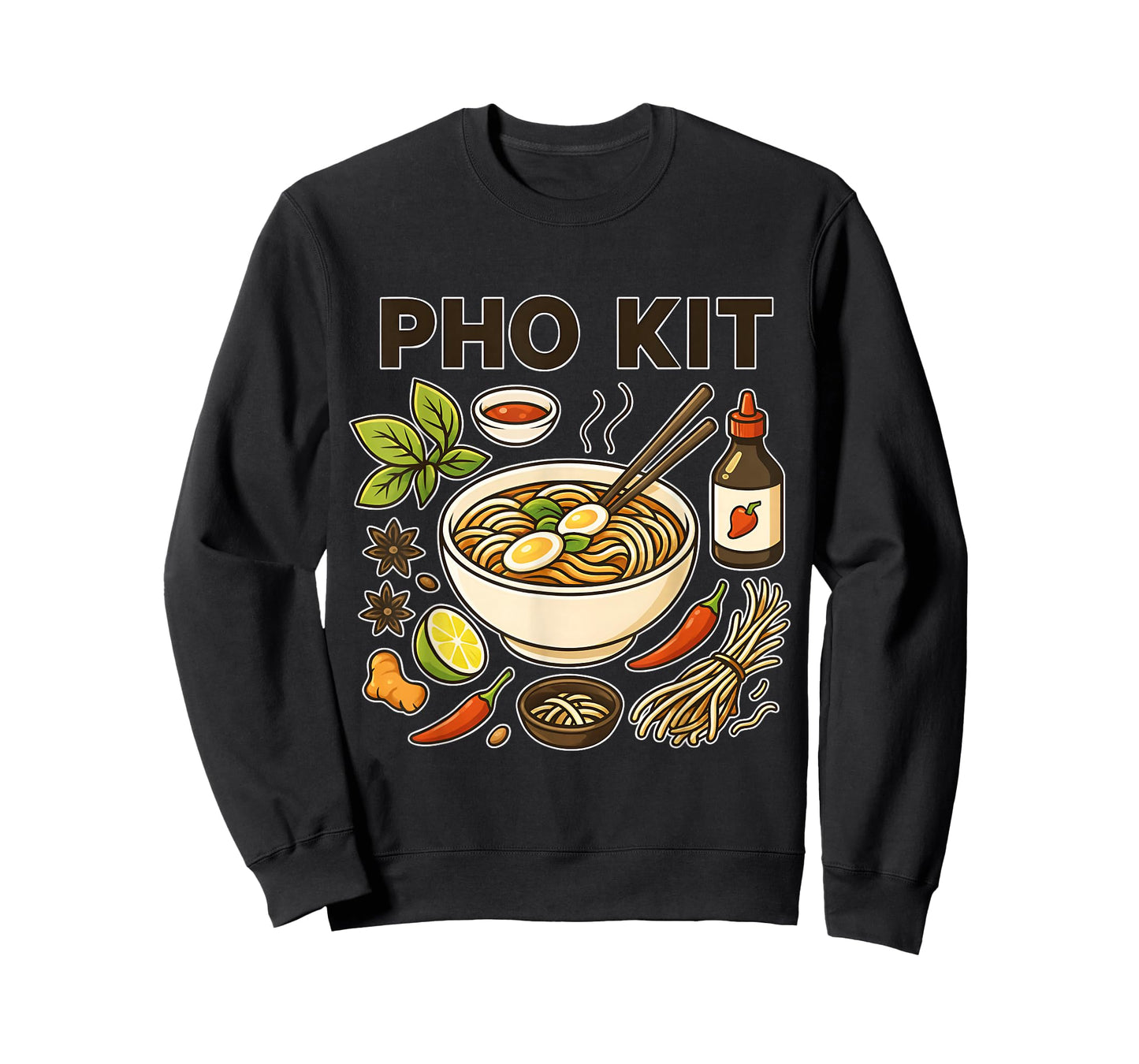 PHO KIT Funny Pho Noodle Soup Foodie Vietnamese Pho Lovers T-Shirt