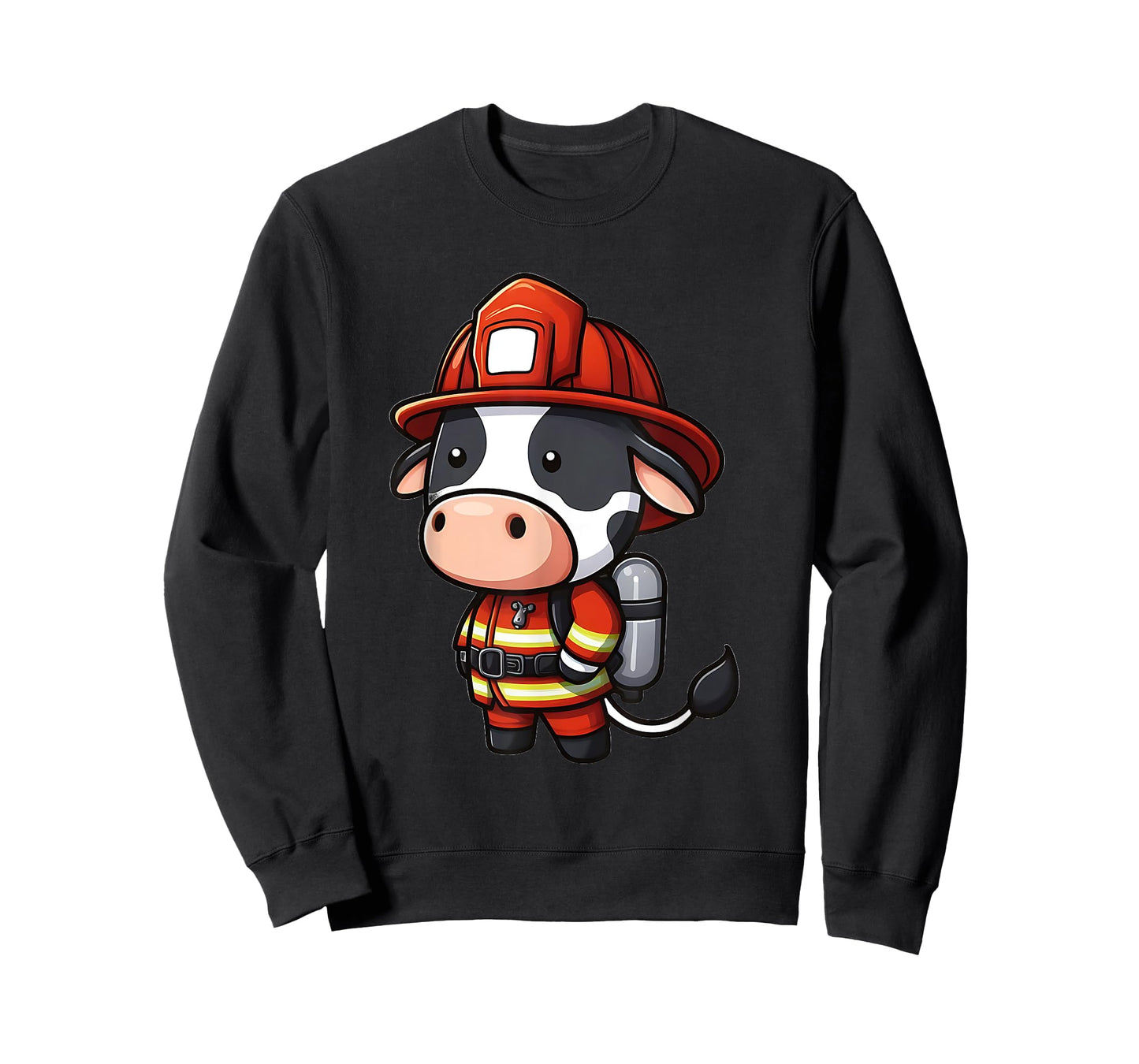 Cow Firefighter - Fireman Cow T-Shirt