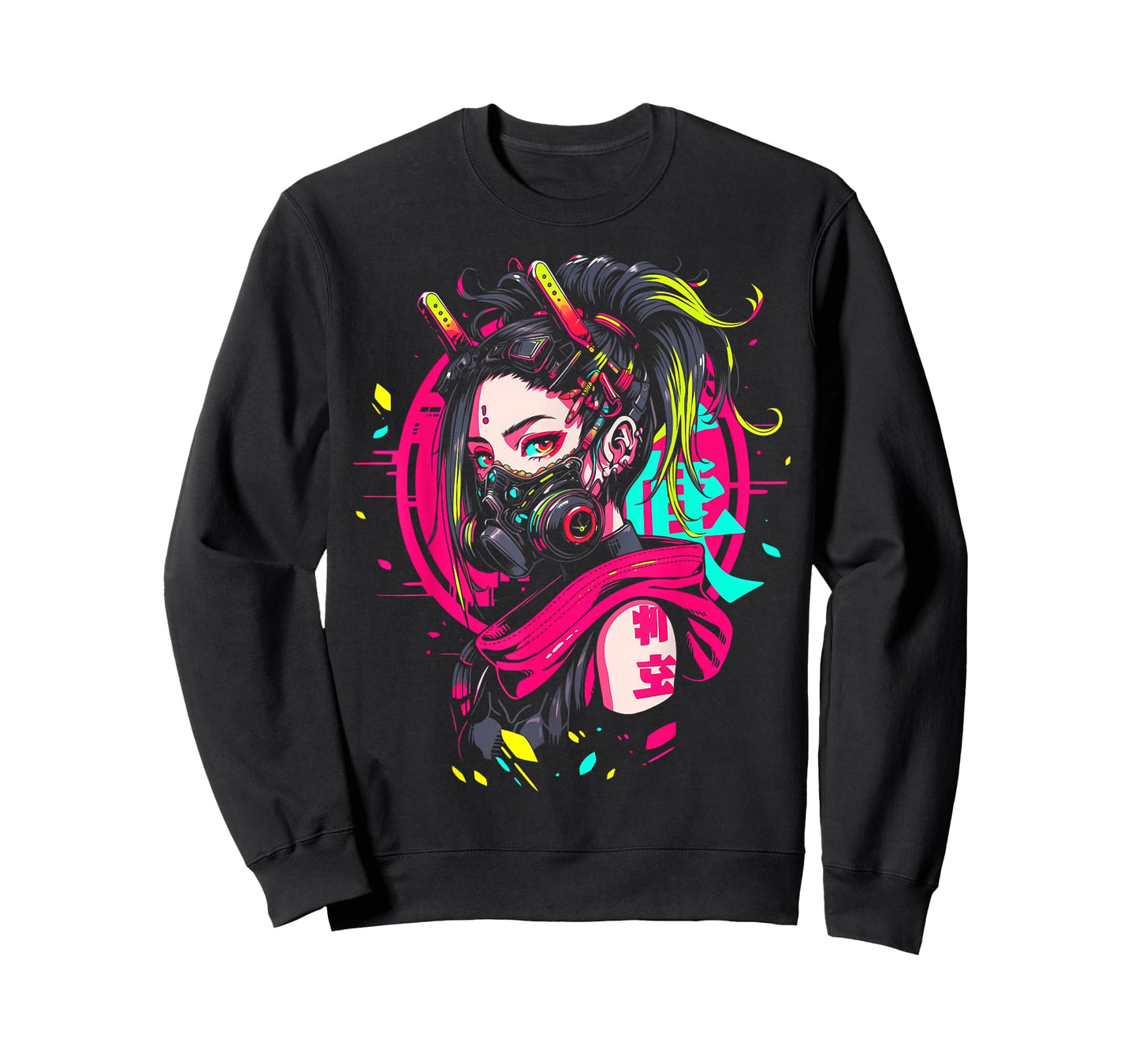 Anime Manga Cyberpunk Aesthetic Techwear Harajuku Punk T-Shirt