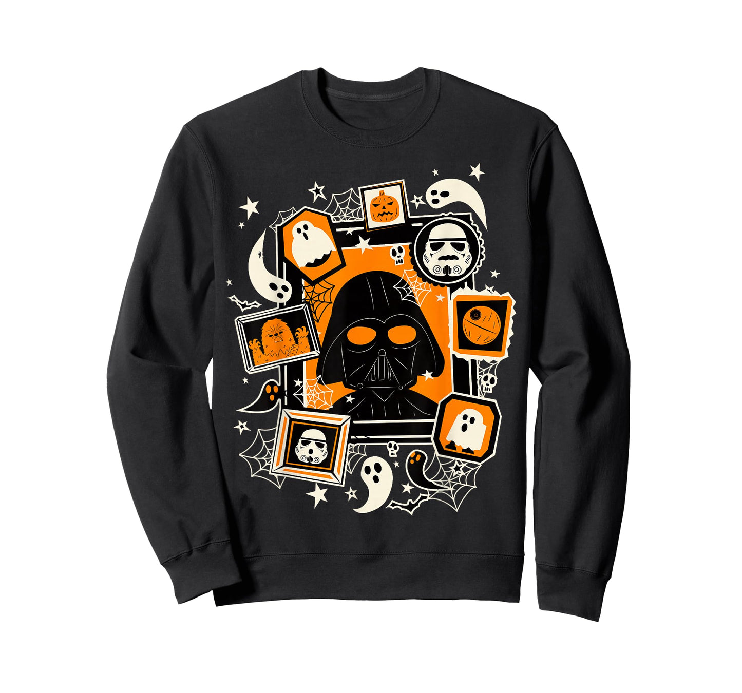 Star Wars Darth Vader And Ghosts Halloween Poster T-Shirt