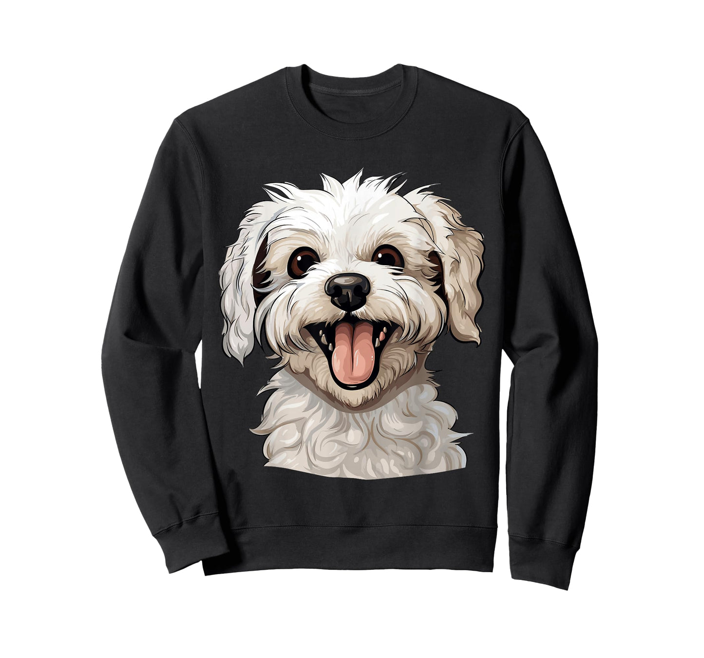 Cute Maltipoo Face Dog Lover Mom Pet Puppy Owner Print Art T-Shirt