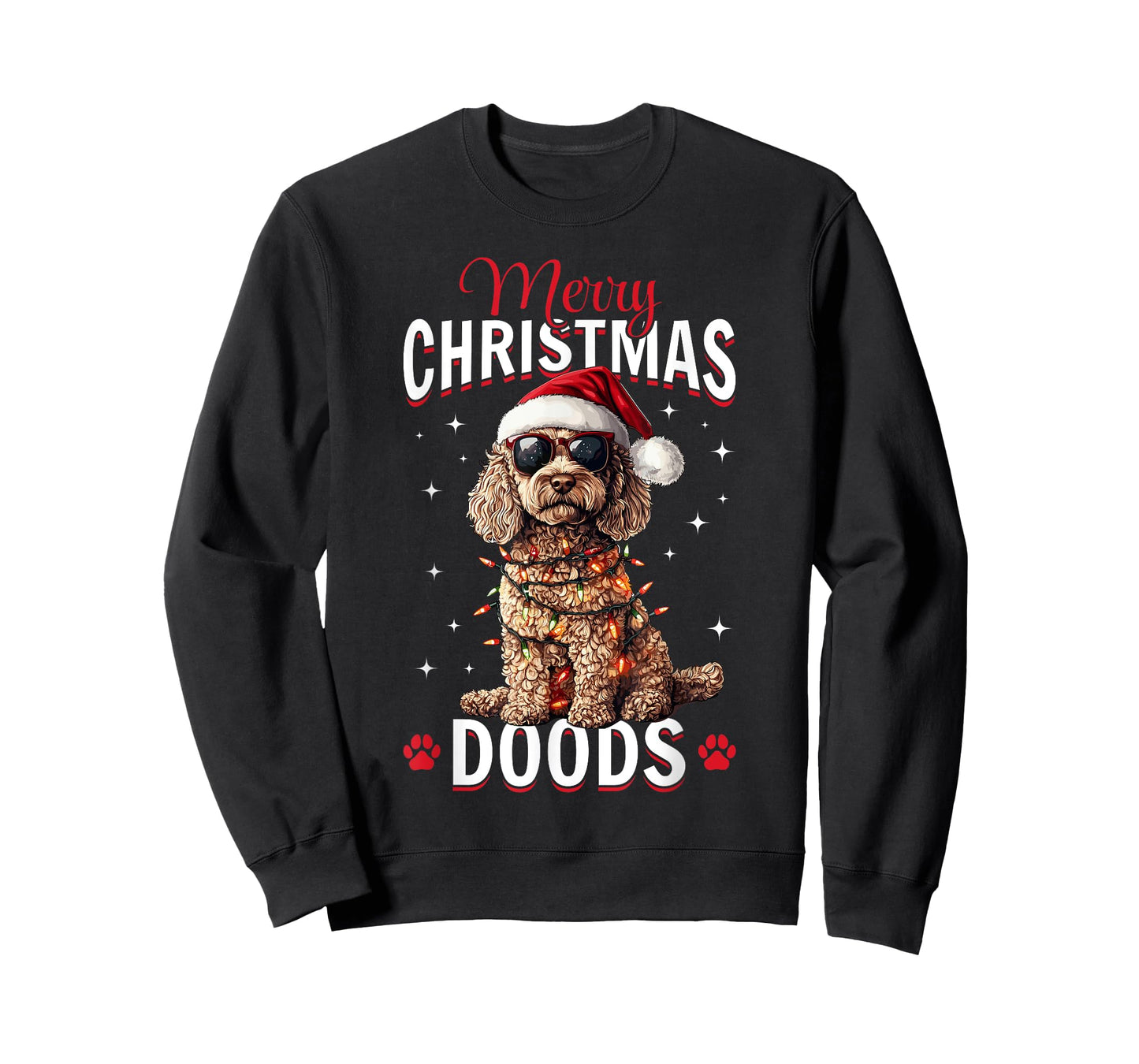 Goldendoodle Christmas Dog Breed Merry Christmas Doods T-Shirt