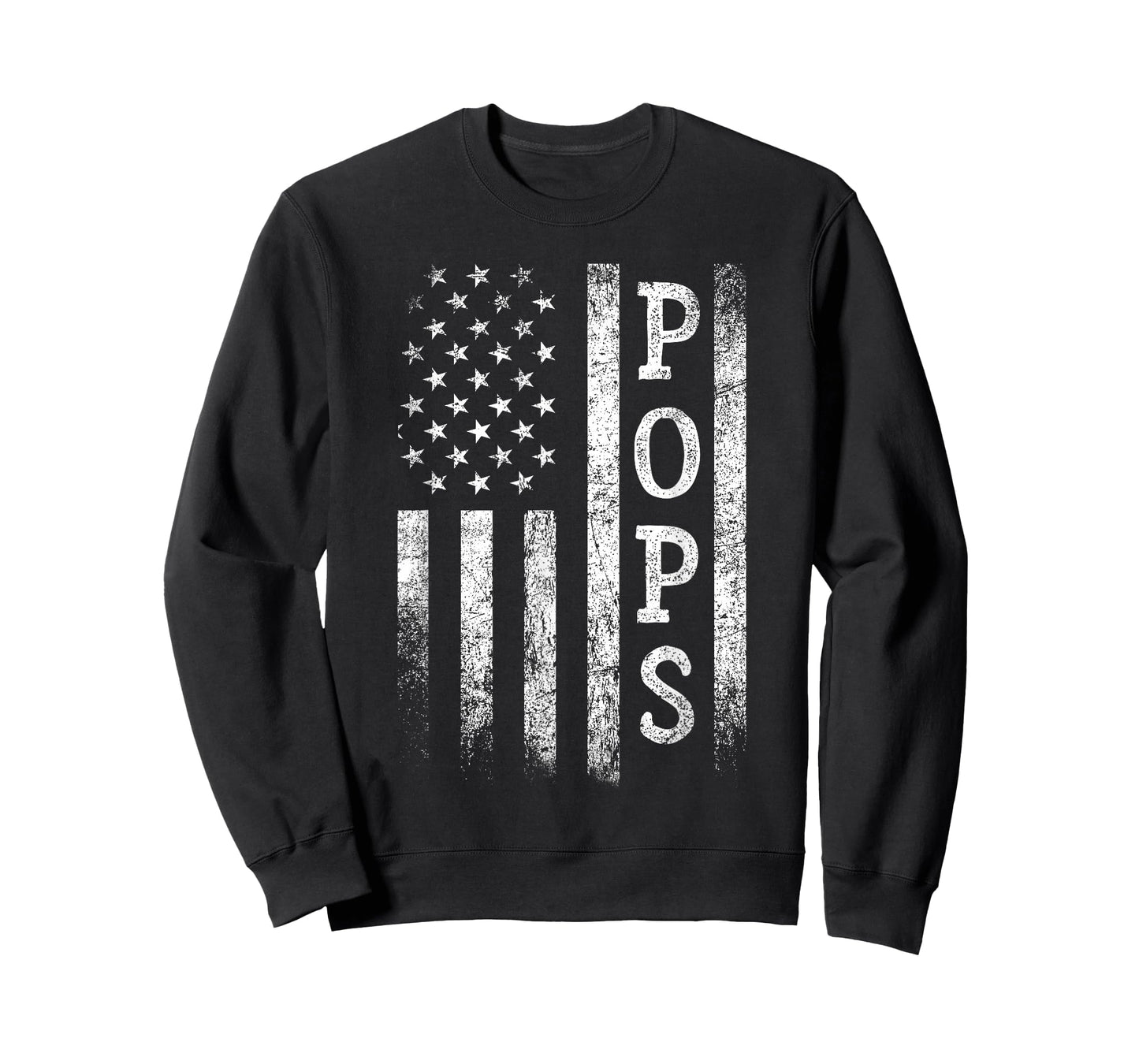 Pops American Flag Pops Gifts Patriotic Father's Day T-Shirt