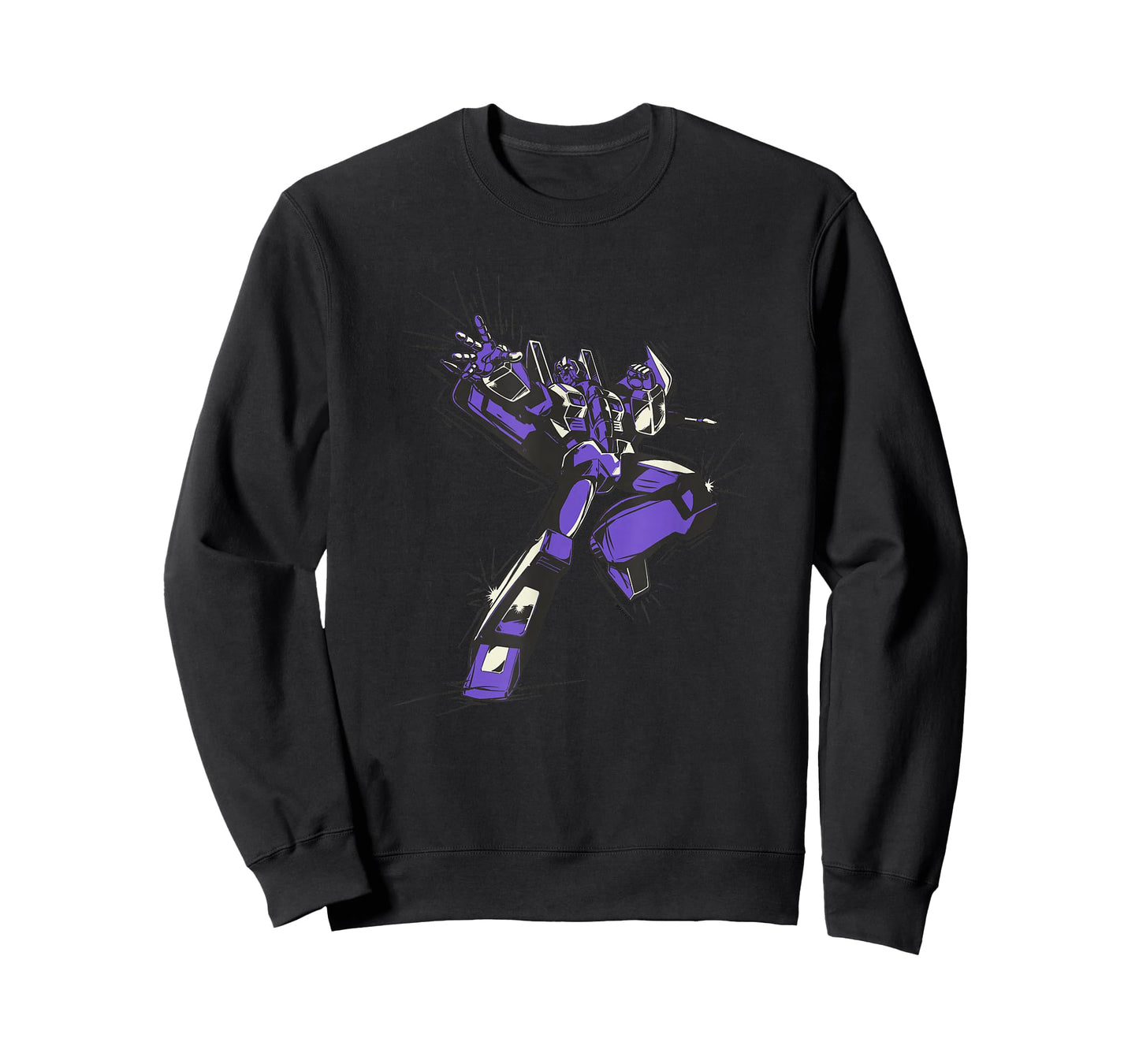 Transformers Starscream Battle Pose Japanese Comic Style T-Shirt