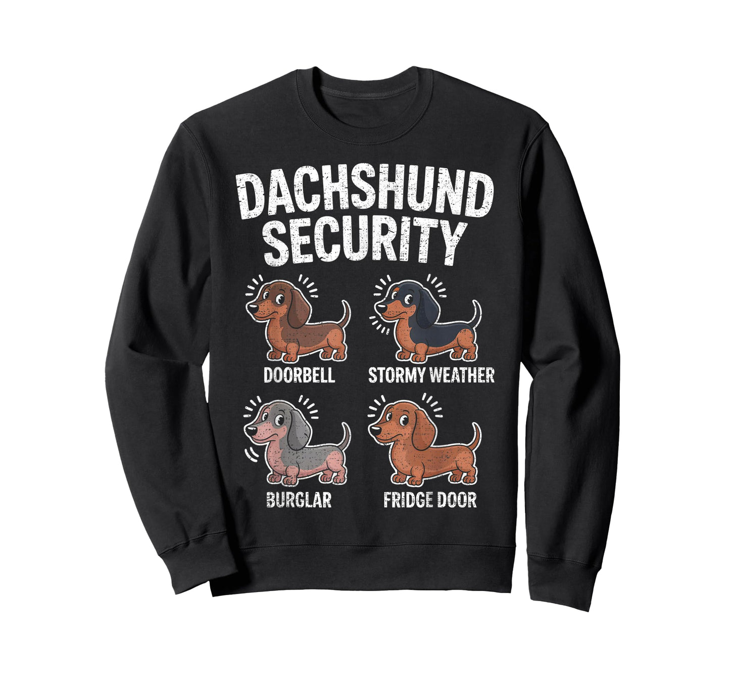 Dachshund Security Funny Wiener Weiner Dog Lover Owner T-Shirt