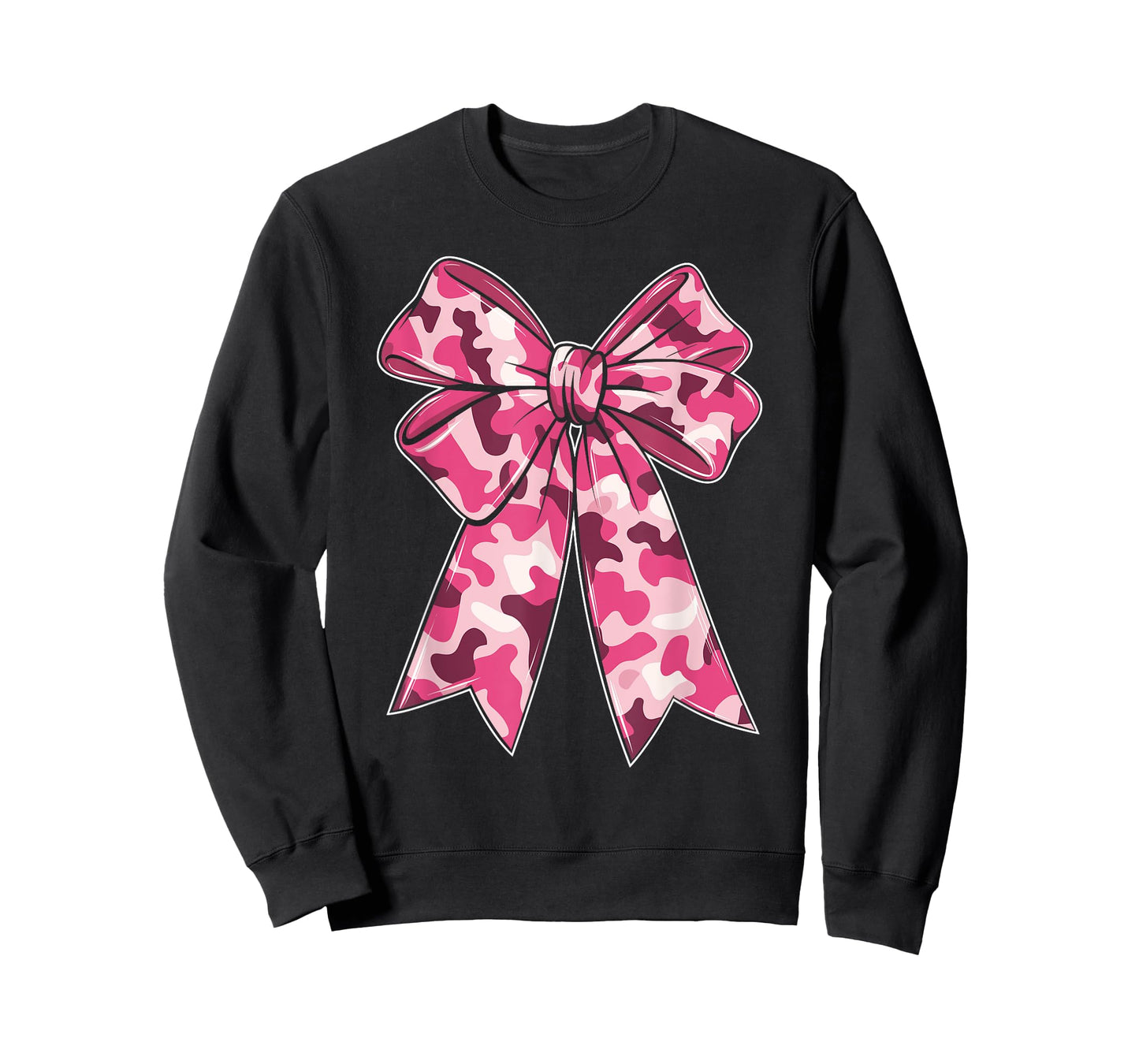 Pink Camouflage Coquette Bow Women Girls Hunting Cute Camo T-Shirt