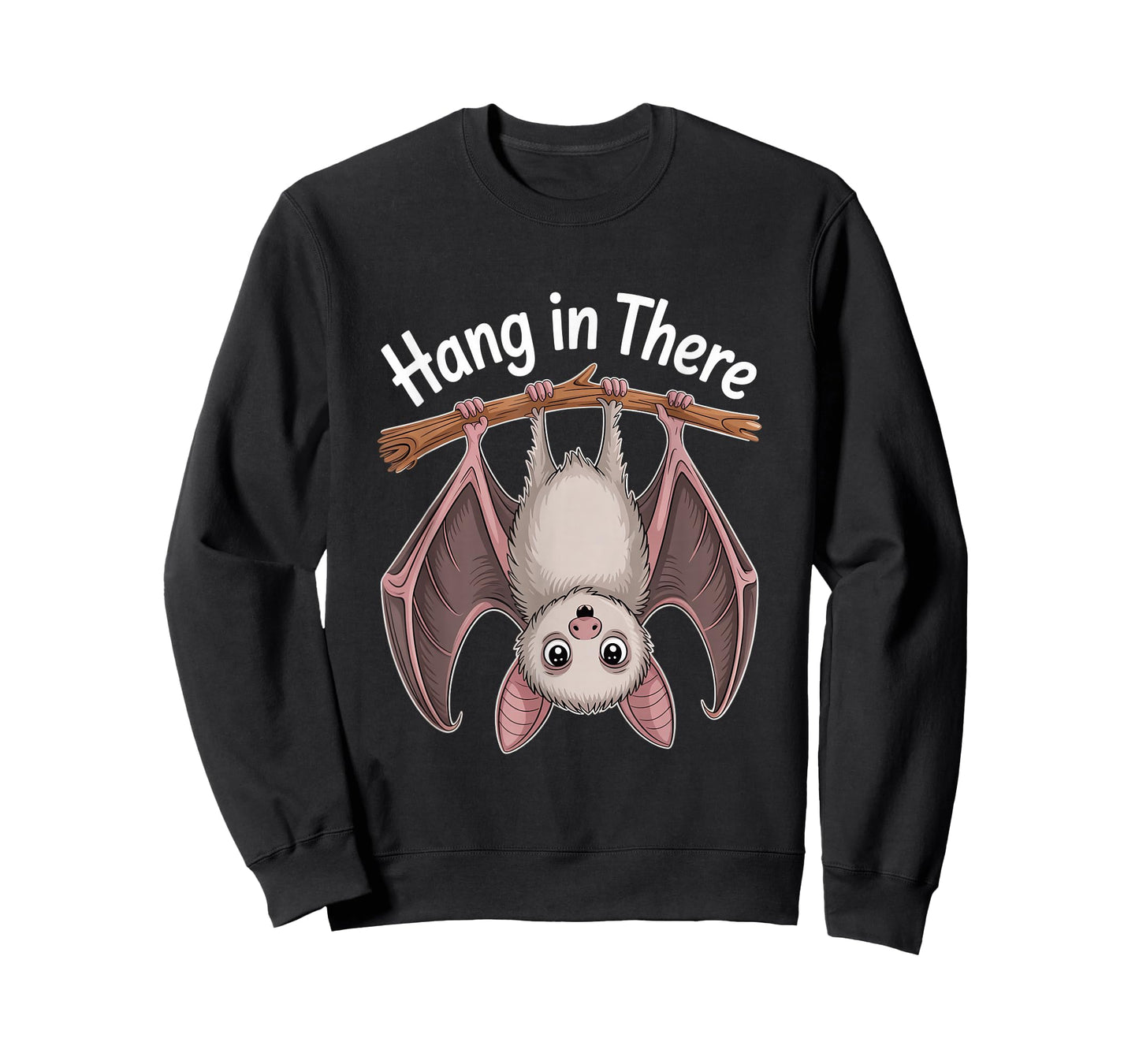 Hang in There Cute Bat Positive Encouragement T-Shirt