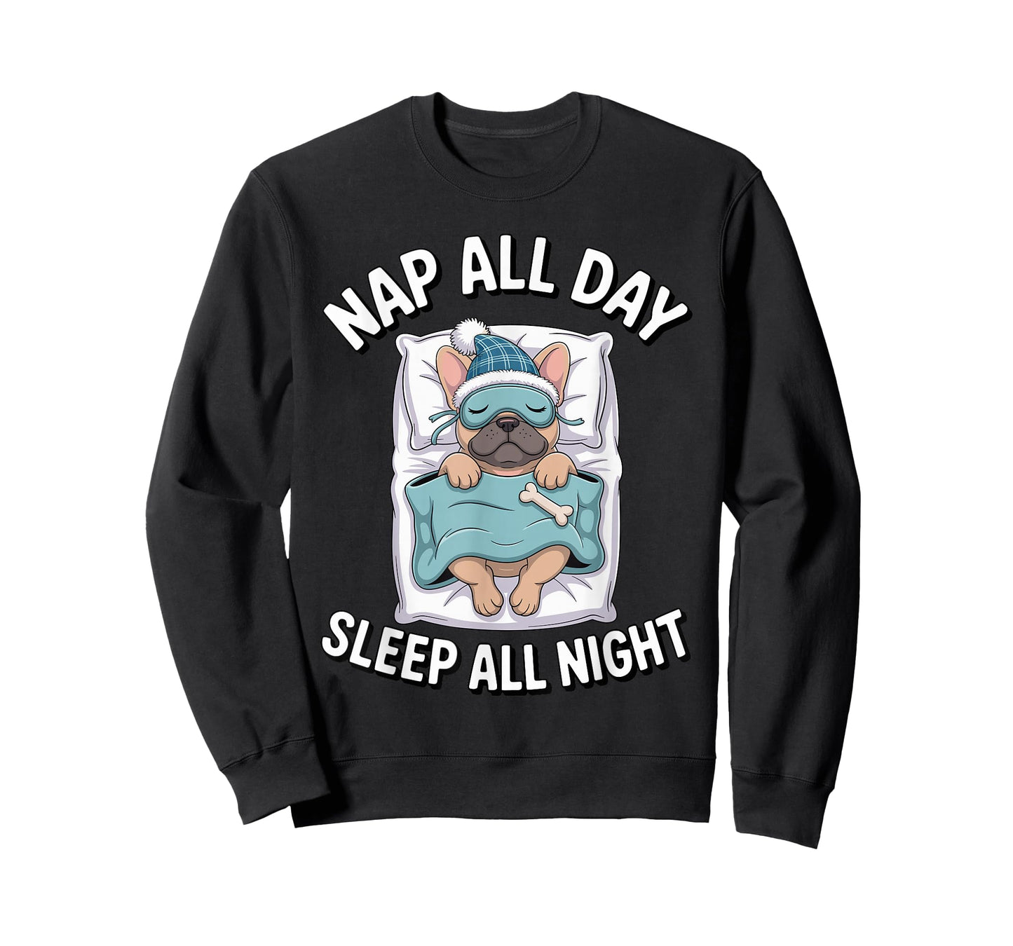Funny Frenchie Dog Sleepshirt Pajamas Puppy Lover T-Shirt