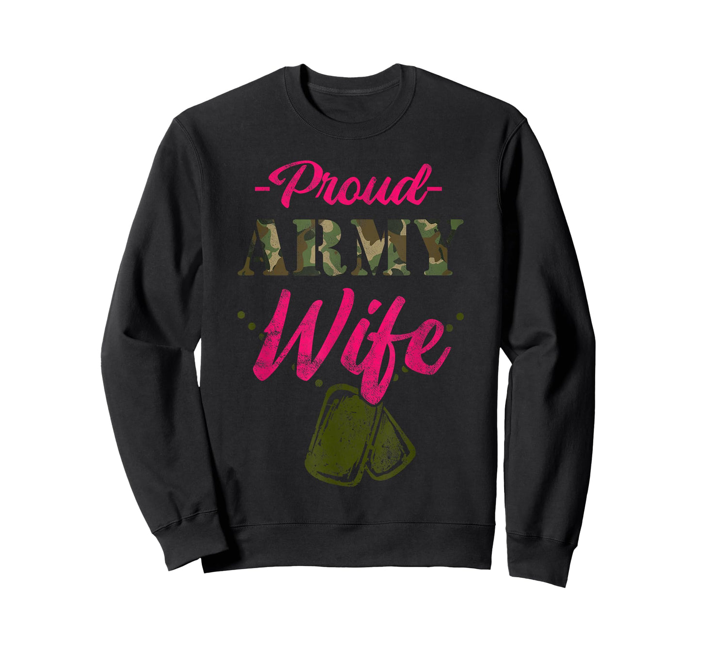 Proud Army Wife Gift for a wife of a brave US soldier T-Shirt
