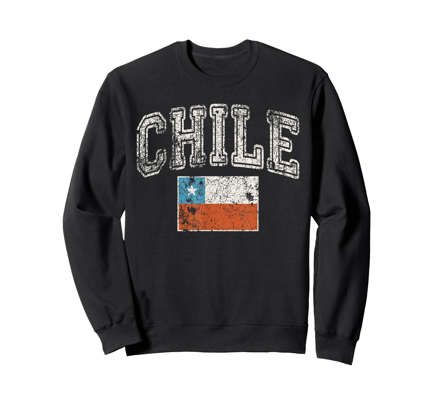 Vintage Retro Faded Chile Flag Chilean Pride T-Shirt