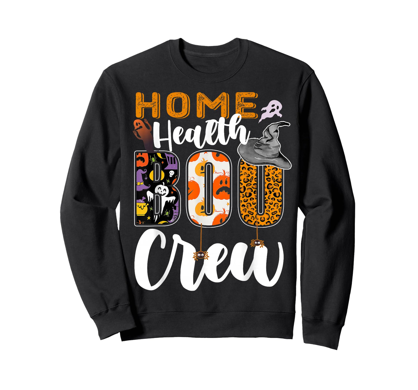 Home Health Boo Crew Halloween Matching Personal Care T-Shirt