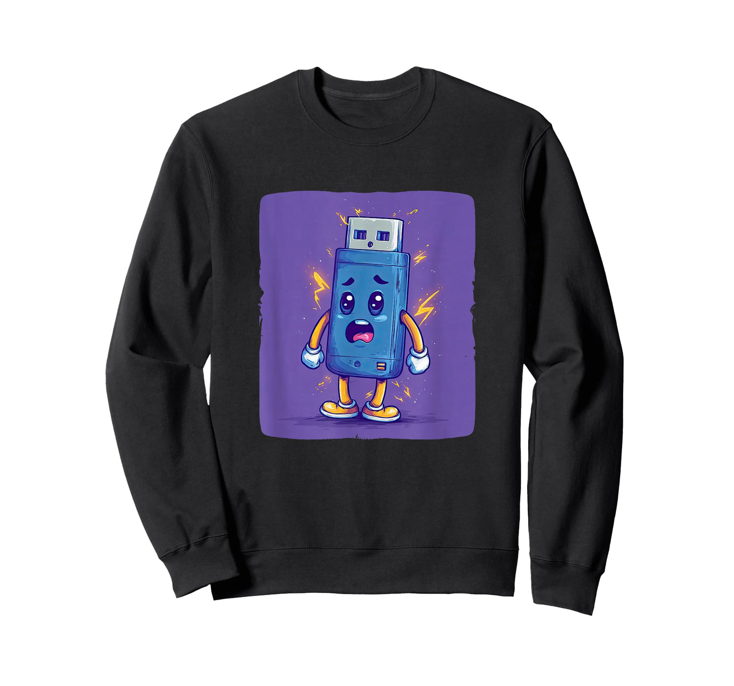 Cool Electric USB Graphic Costume T-Shirt
