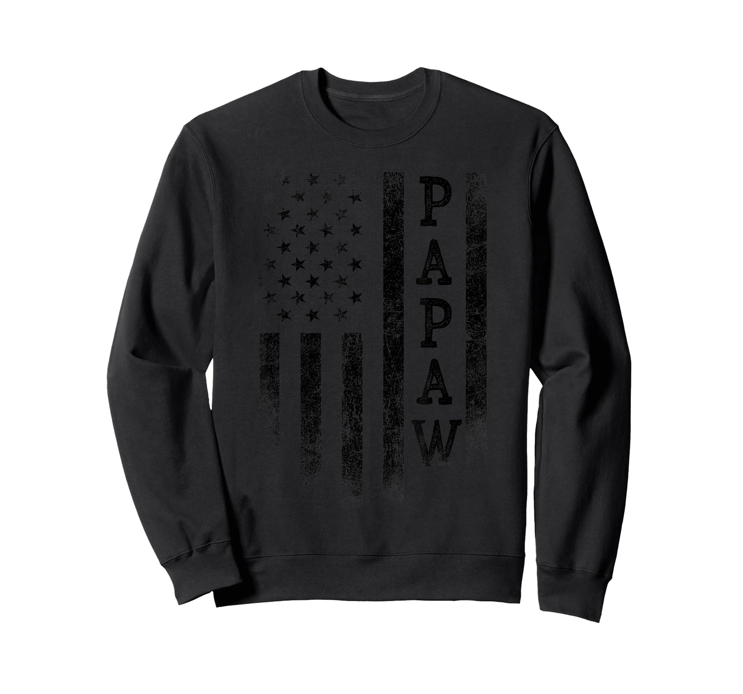 Papaw Patriotic American USA Flag Father's Day Papaw T-Shirt