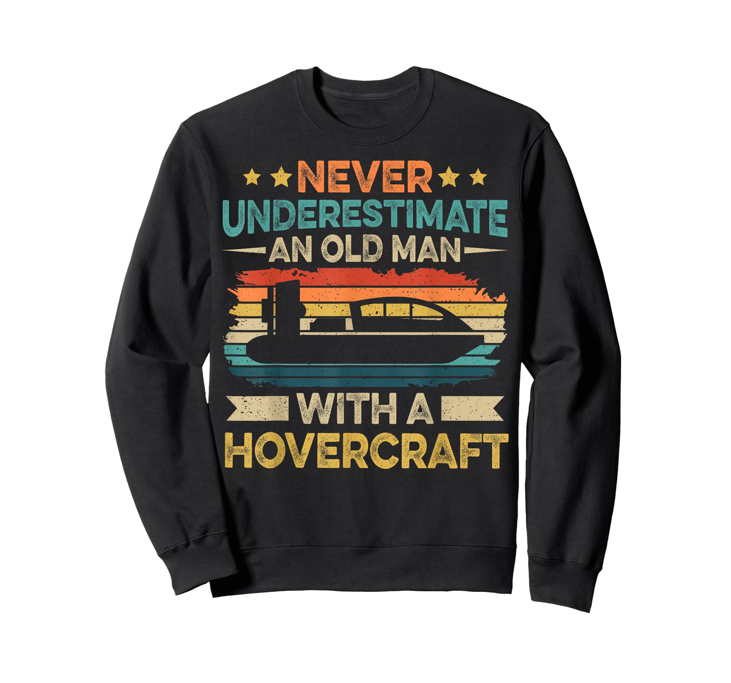Hovercraft and Landing Design for a Hovercraft captain T-Shirt