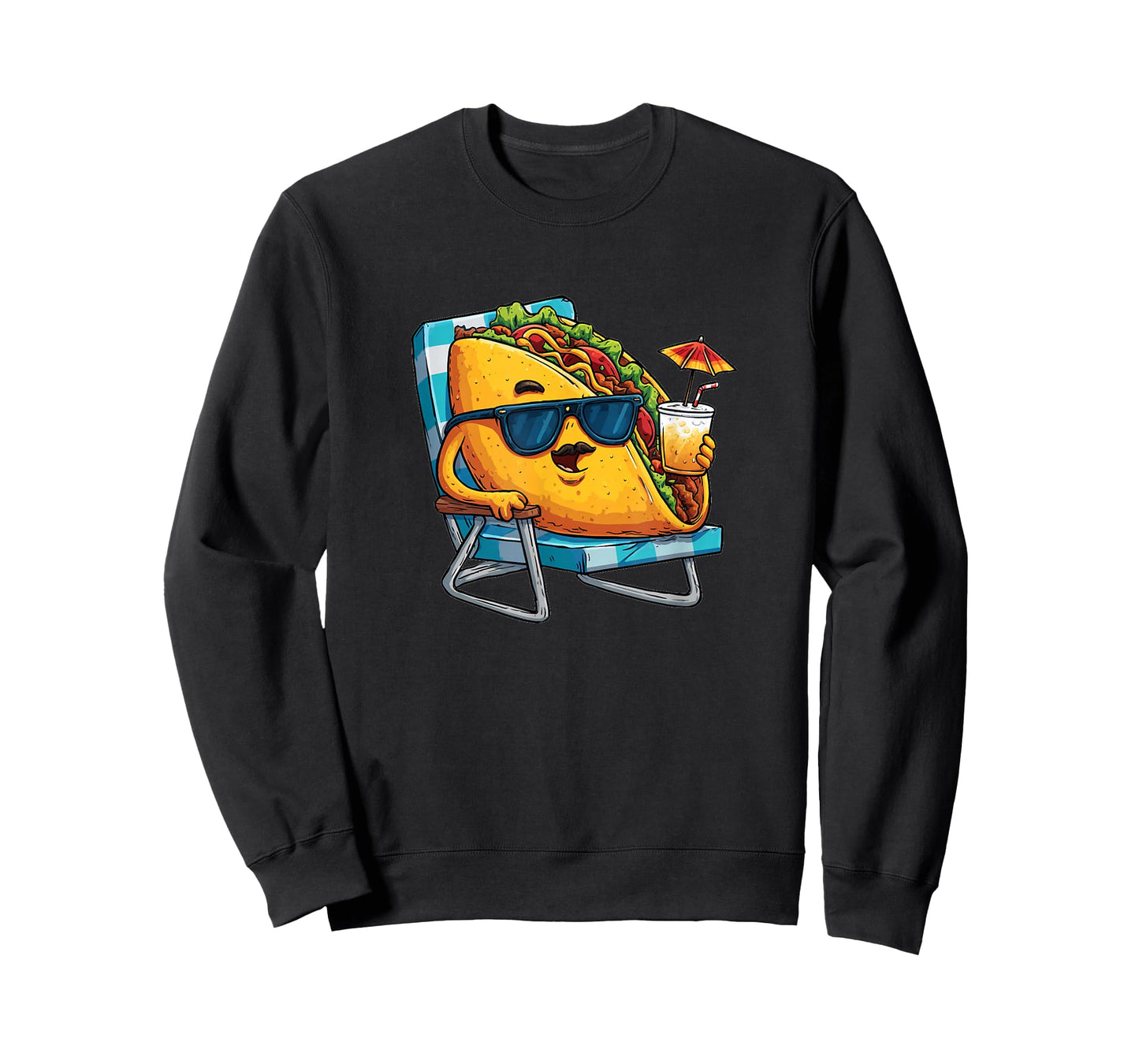 Nice Taco Vacation with Sunglasses and Cocktails T-Shirt