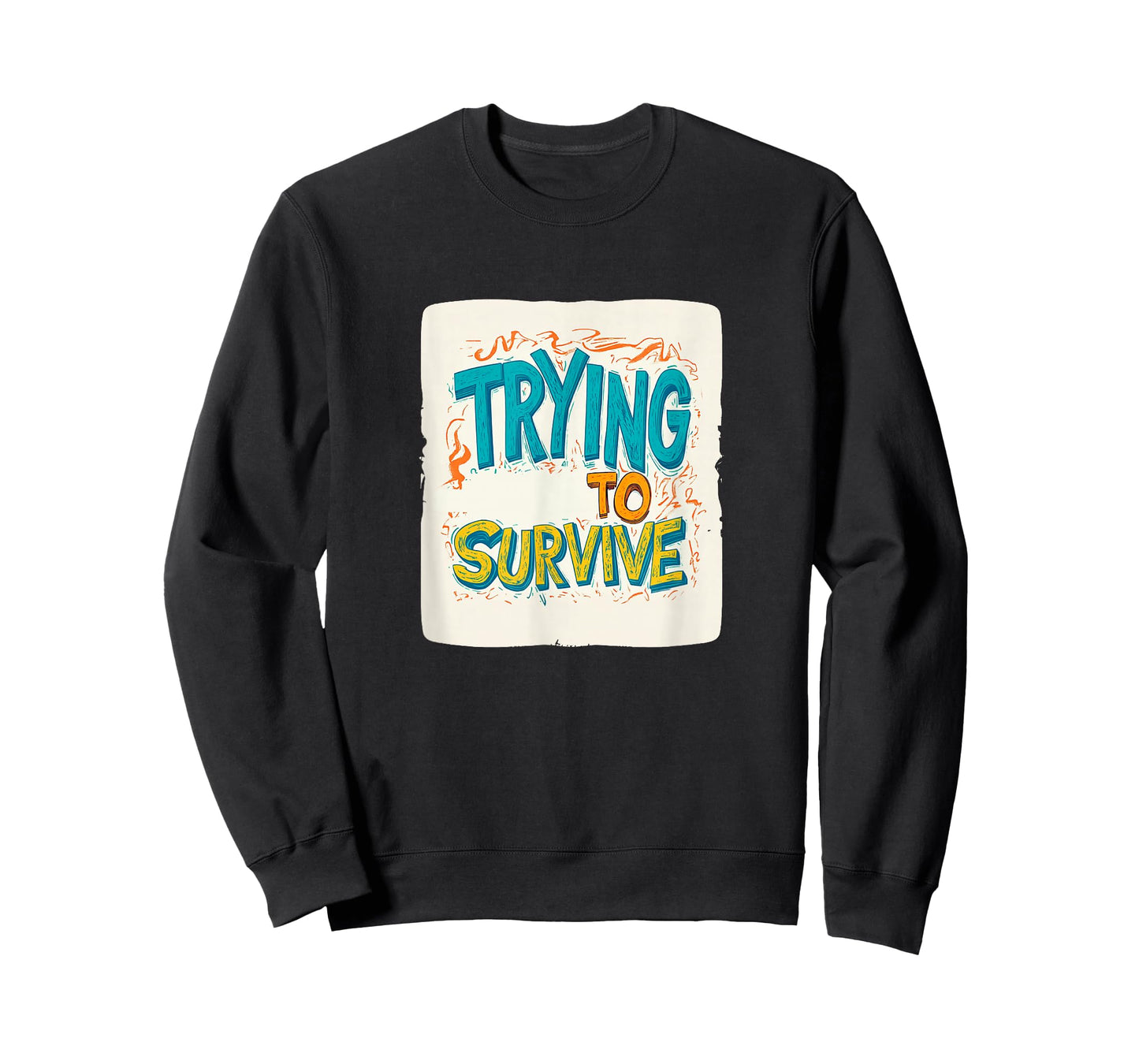 Colorful Trying to Survive Speech for Boys and Girls T-Shirt