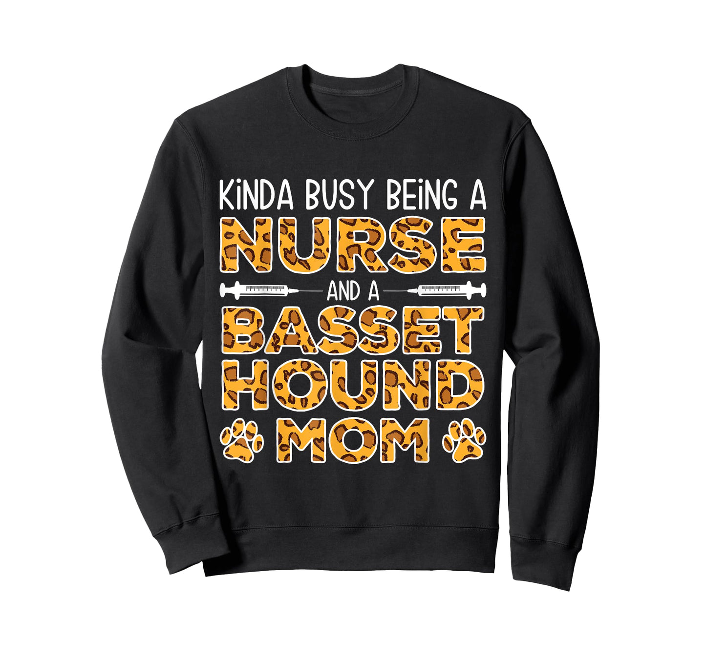 Busy Being Nurse Dog Mother - Basset Hound Mom Men Women T-Shirt