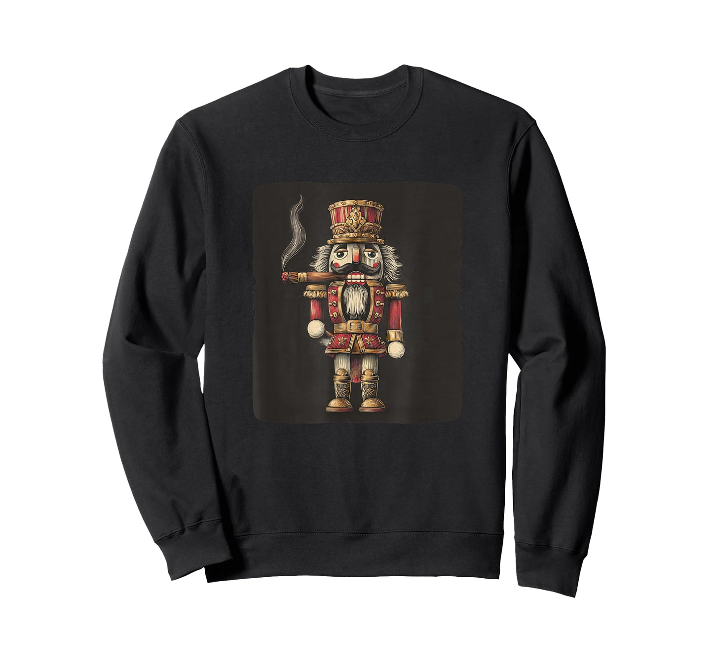 Cool Smoker Nutcracker in Christmas Mood for Cigar Lovers T-Shirt