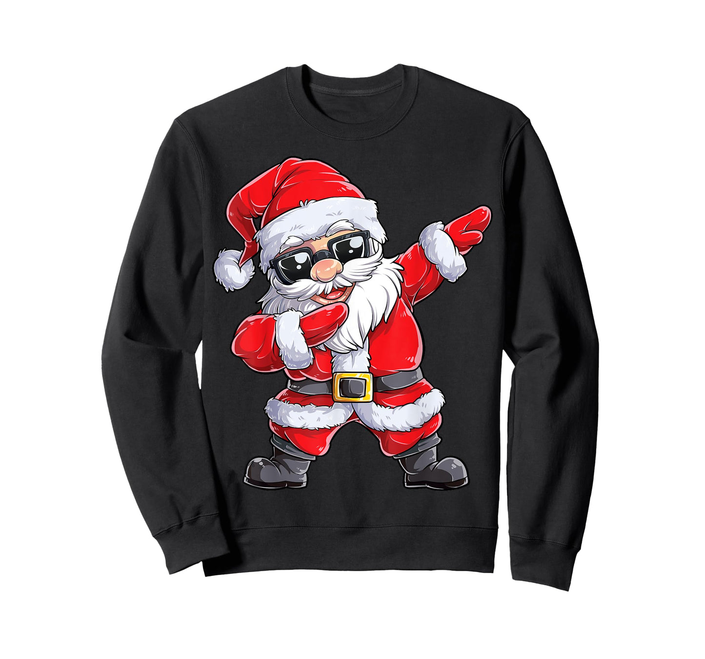 Dabbing Santa Claus Christmas Boys Men Funny Xmas Dab Dance T-Shirt